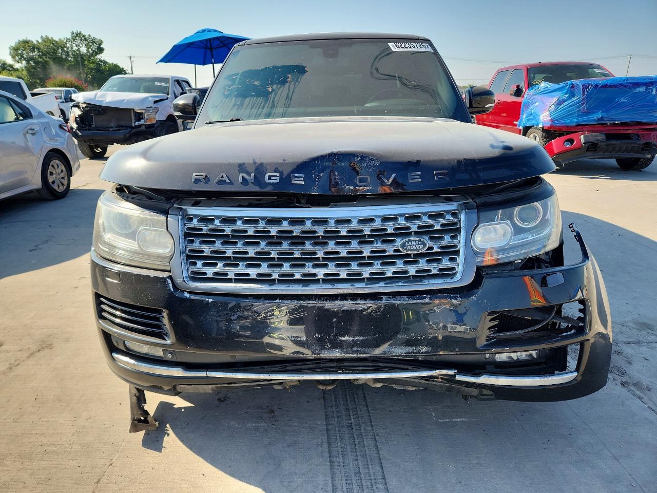 2014 Land Rover Range Rover Supercharged Black vin: SALGS3TF7EA163622