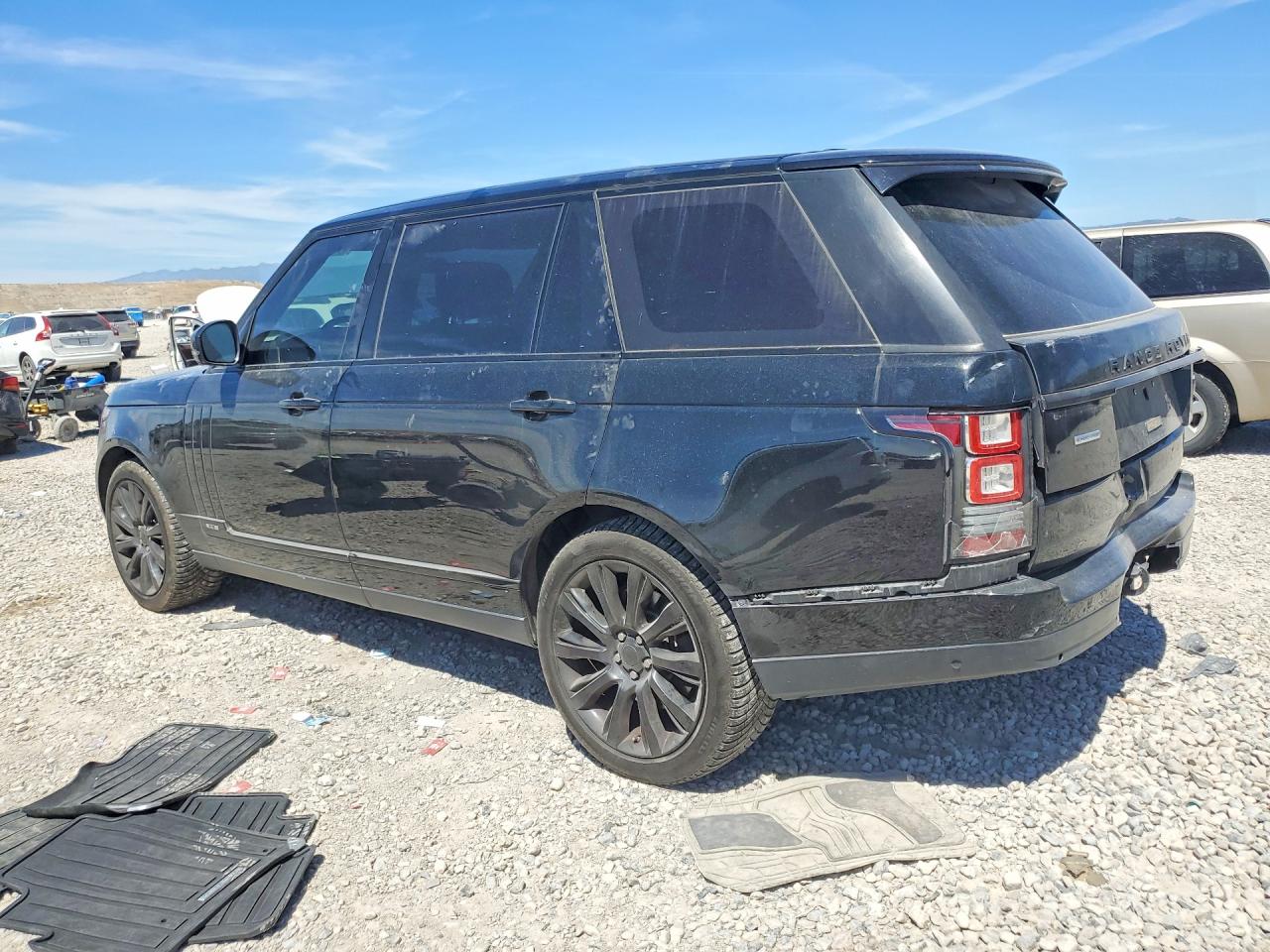 2014 Land Rover Range Rover Supercharged Black vin: SALGS3TF7EA192604