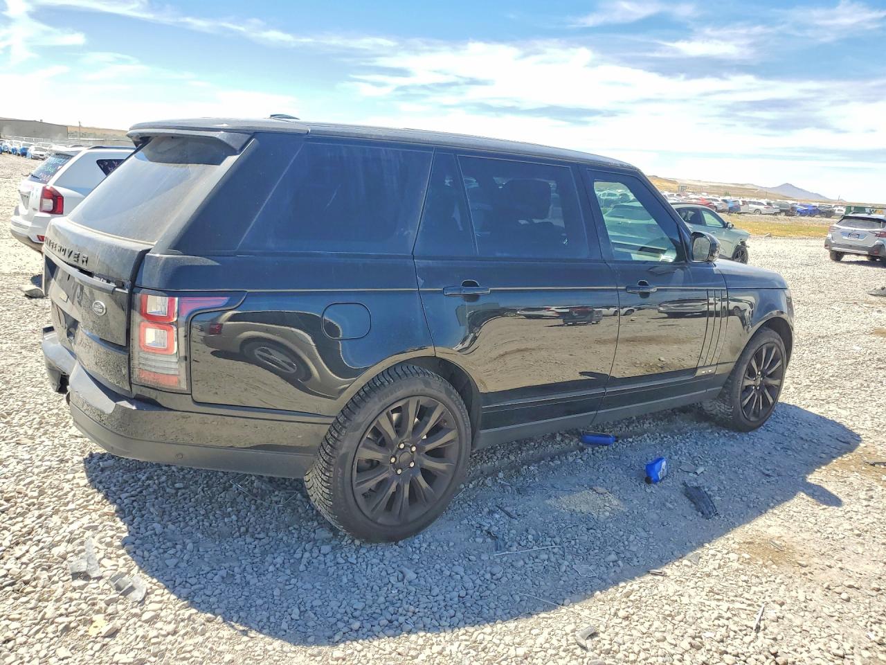 2014 Land Rover Range Rover Supercharged Black vin: SALGS3TF7EA192604