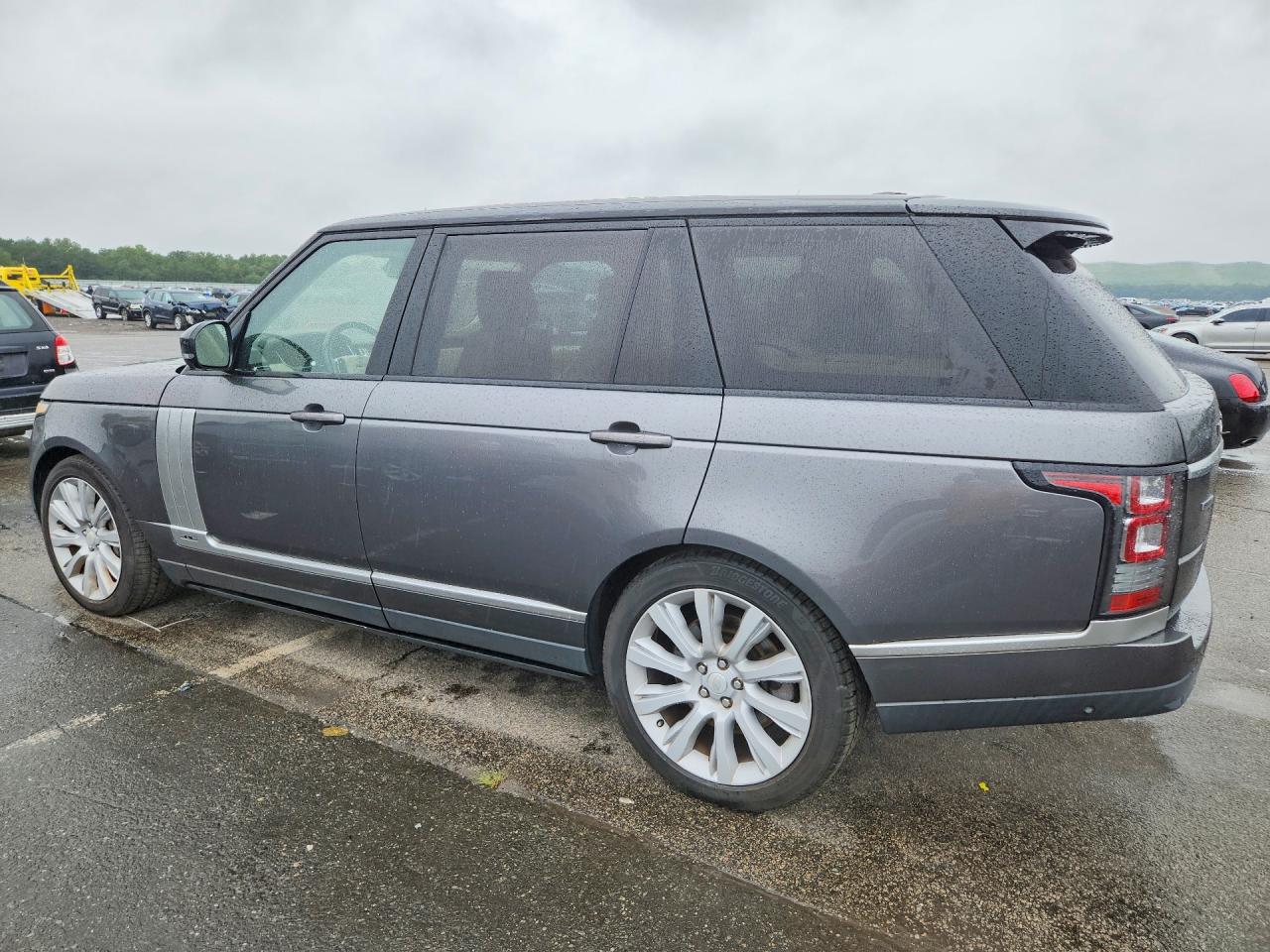 2014 Land Rover Range Rover Supercharged Gray vin: SALGS3TF8EA165055