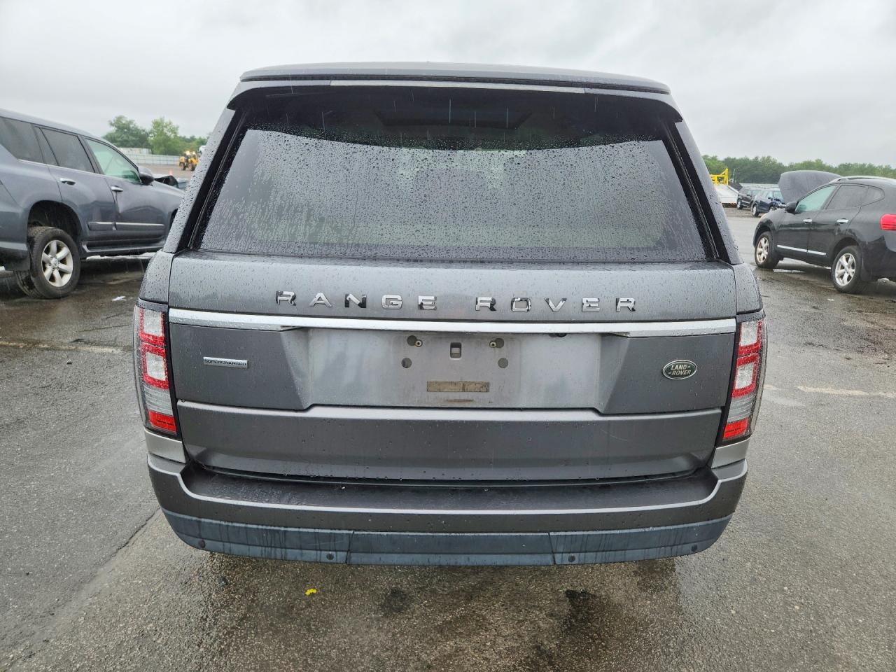 2014 Land Rover Range Rover Supercharged Gray vin: SALGS3TF8EA165055