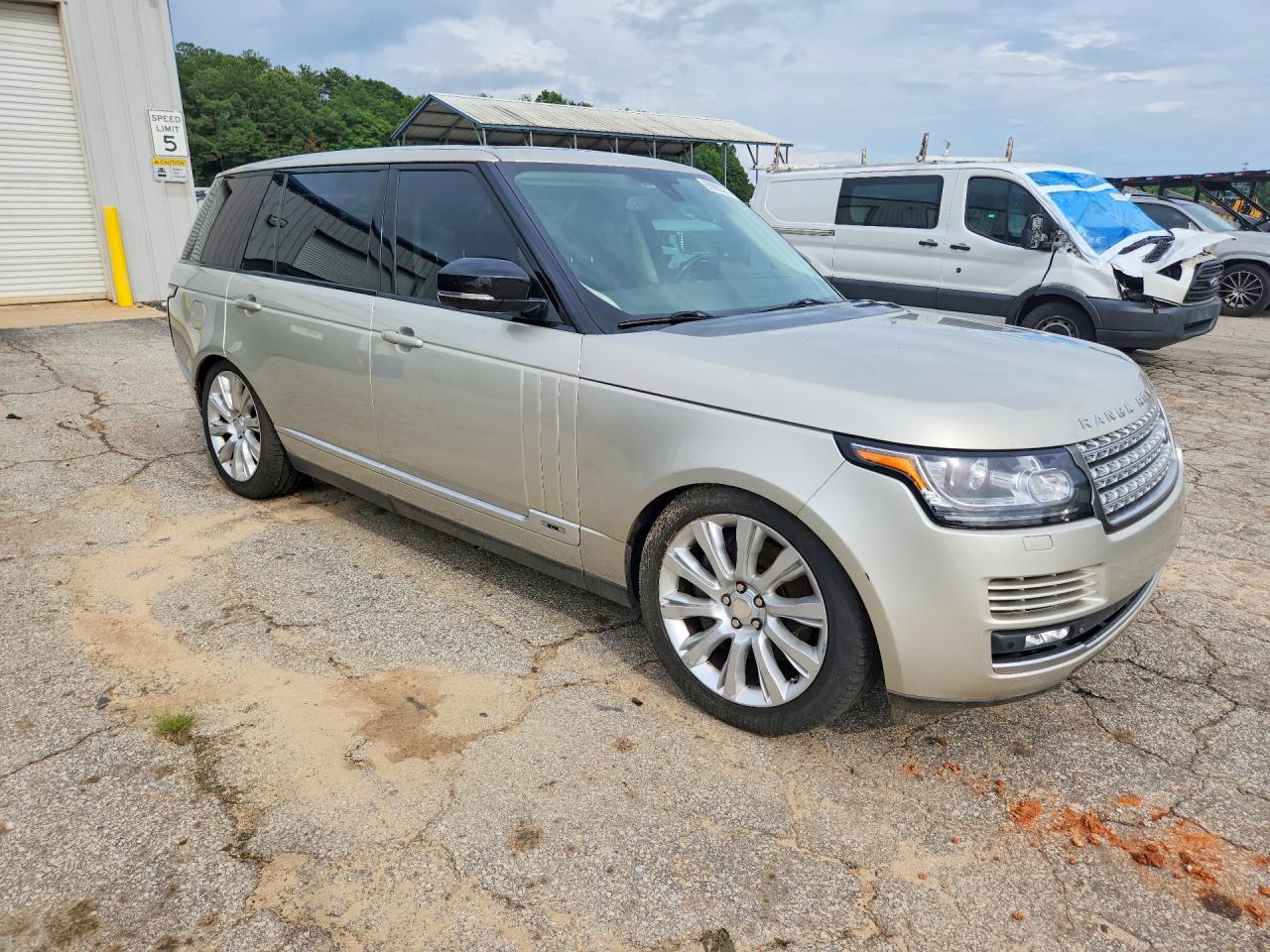2014 Land Rover Range Rover Supercharged Золотой vin: SALGS3TF8EA181174