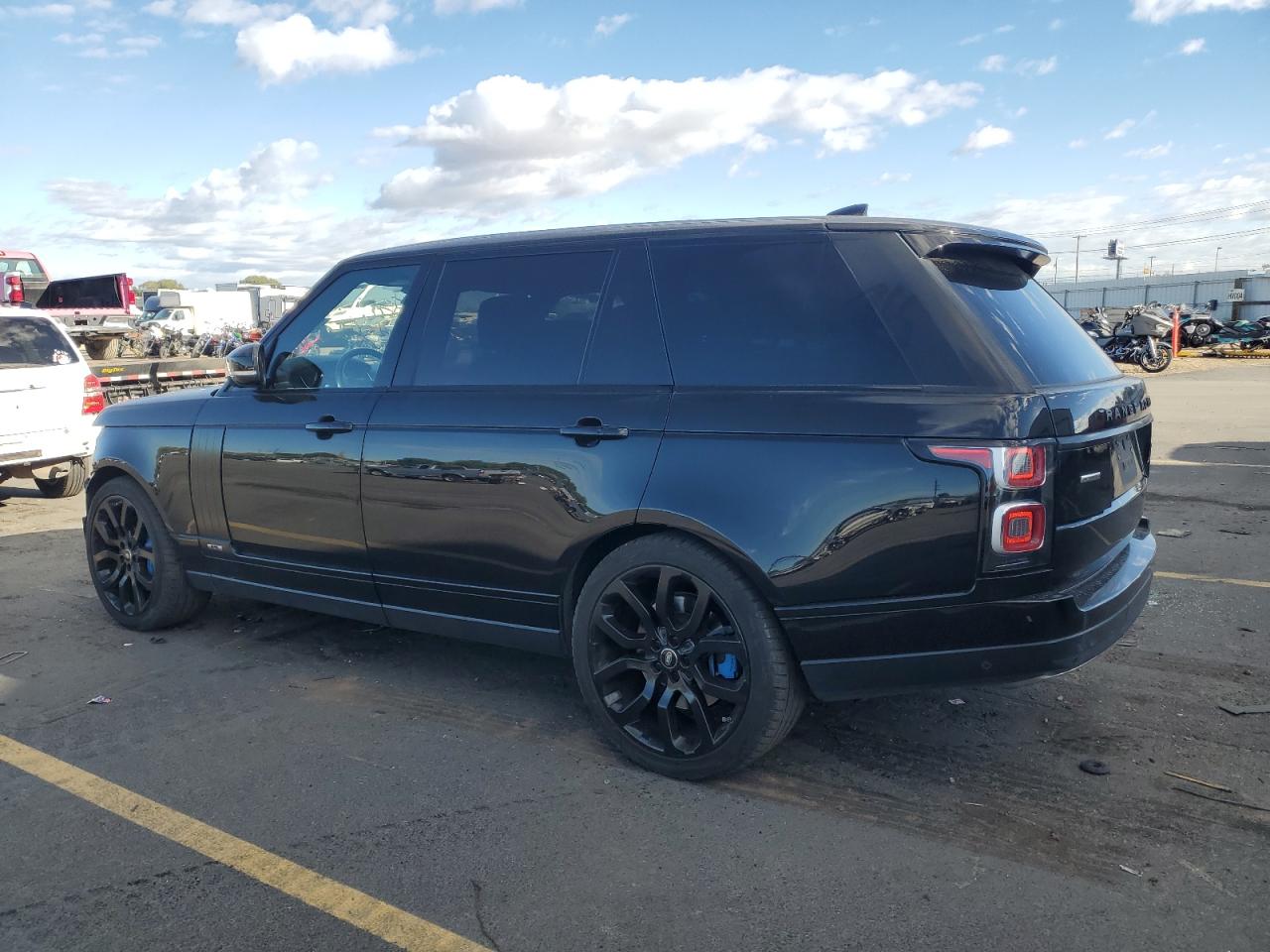 2018 Land Rover Range Rover Supercharged Черный vin: SALGS5REXJA381865