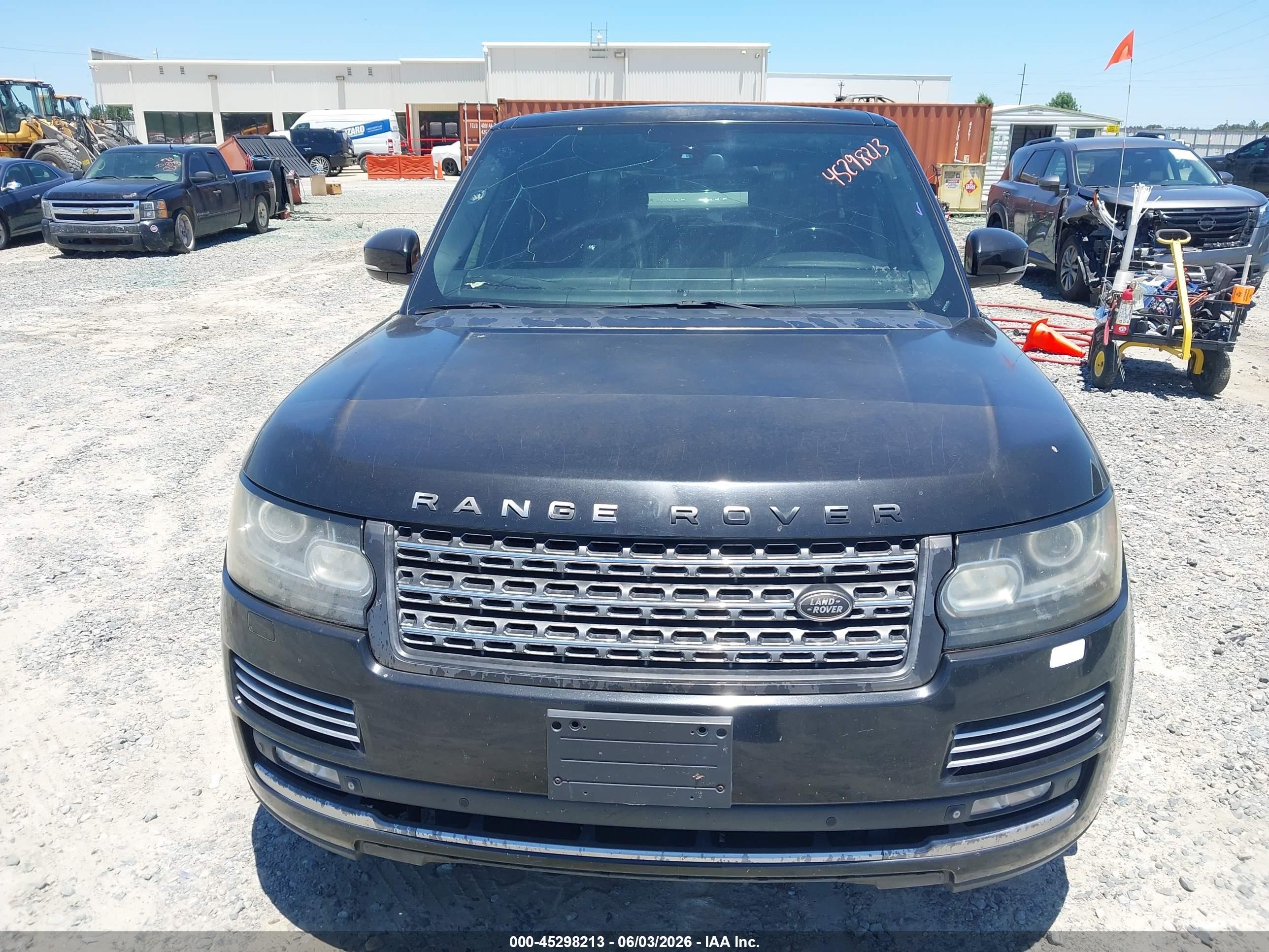 2014 Land Rover Range Rover 5.0l V8 Supercharged Autobiography Black vin: SALGV2EF5EA125224