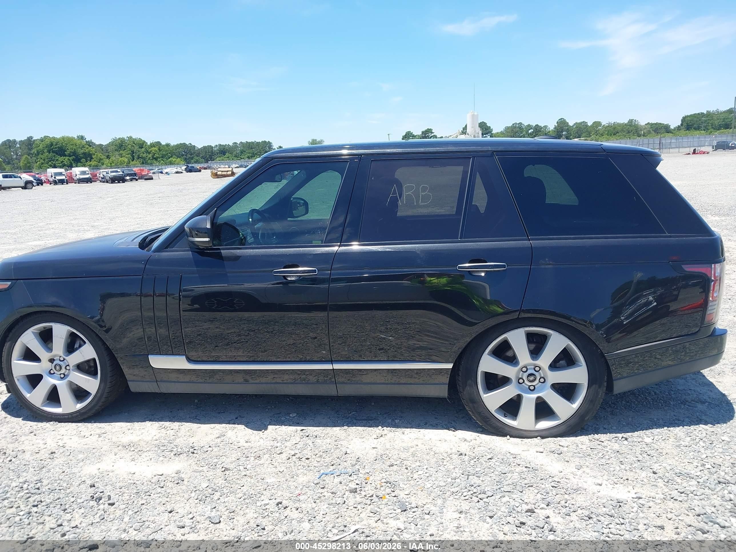 2014 Land Rover Range Rover 5.0l V8 Supercharged Autobiography Black vin: SALGV2EF5EA125224