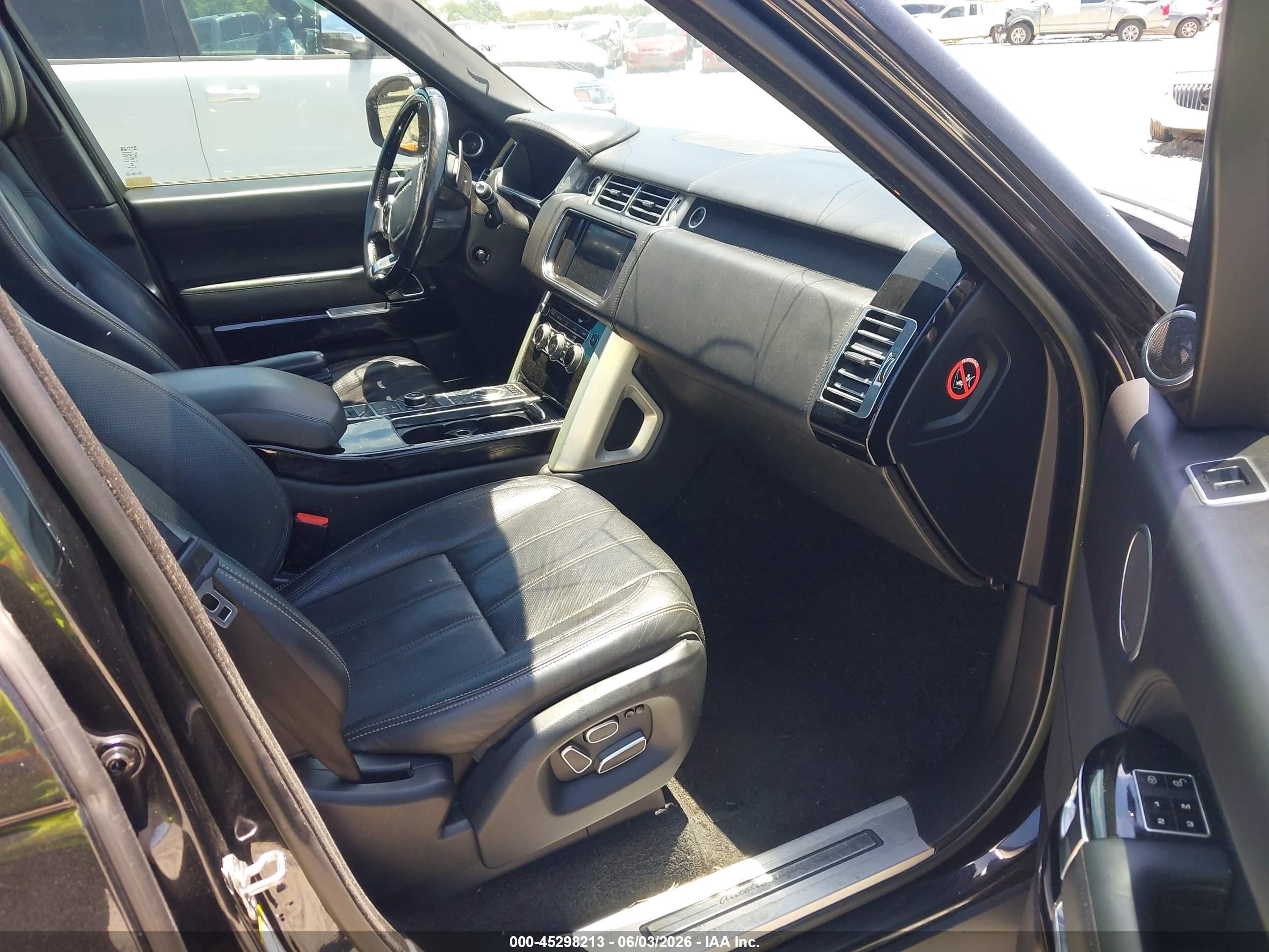 2014 Land Rover Range Rover 5.0l V8 Supercharged Autobiography Black vin: SALGV2EF5EA125224