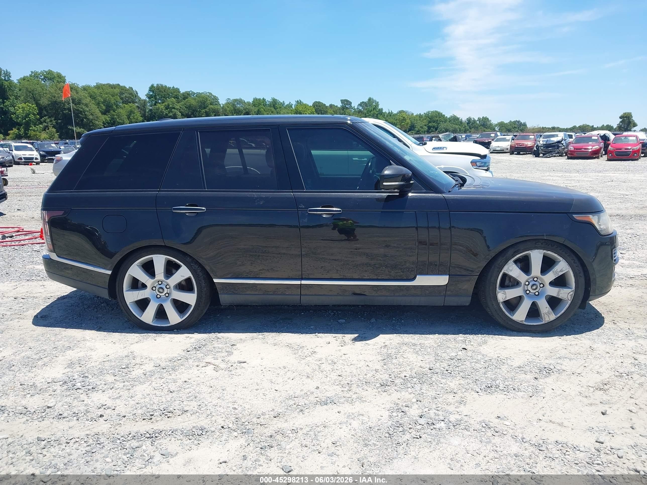 2014 Land Rover Range Rover 5.0l V8 Supercharged Autobiography Black vin: SALGV2EF5EA125224