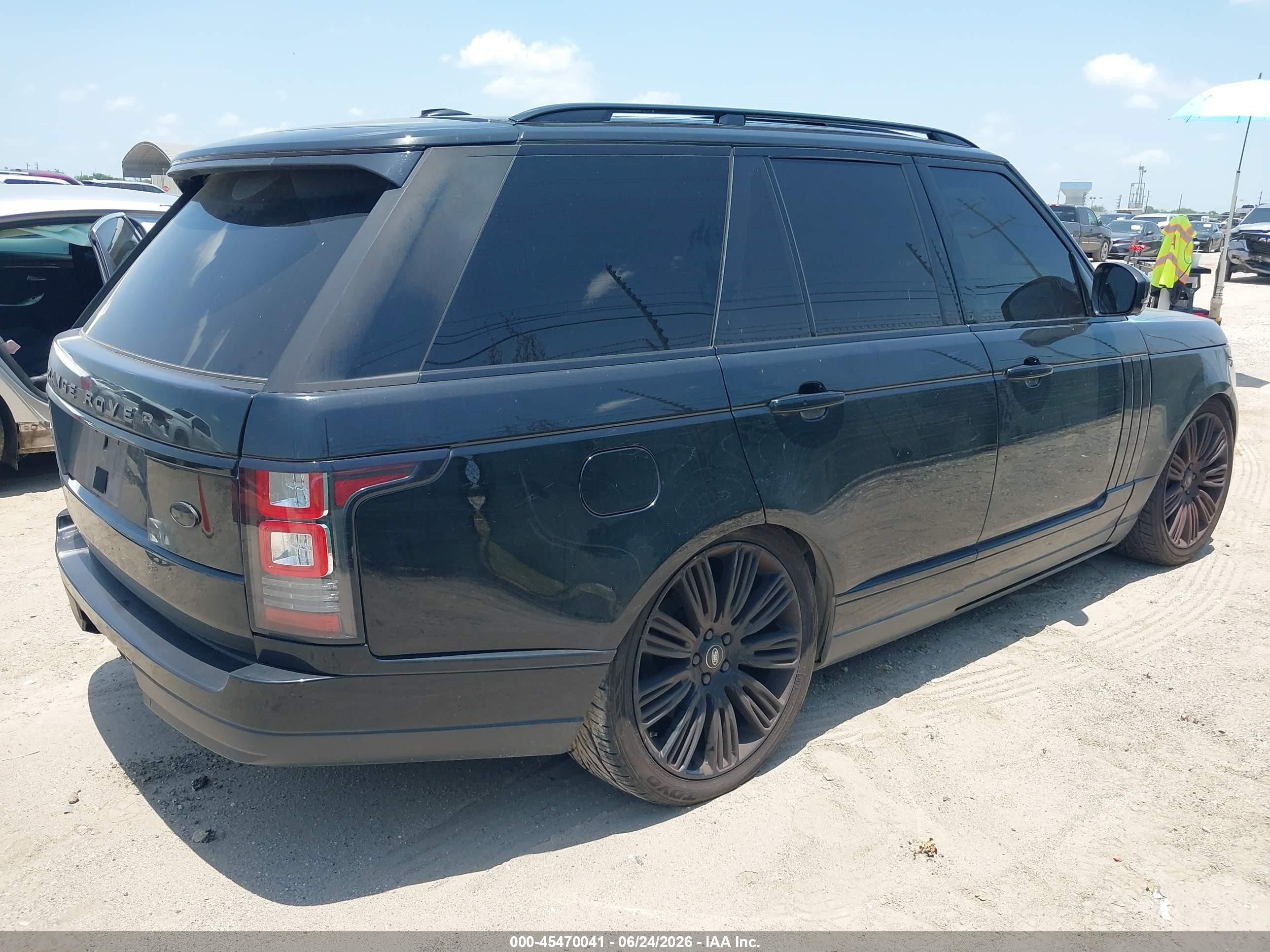 2013 Land Rover Range Rover Supercharged Plus Autobiography Pkg Black vin: SALGV2EF8DA118427