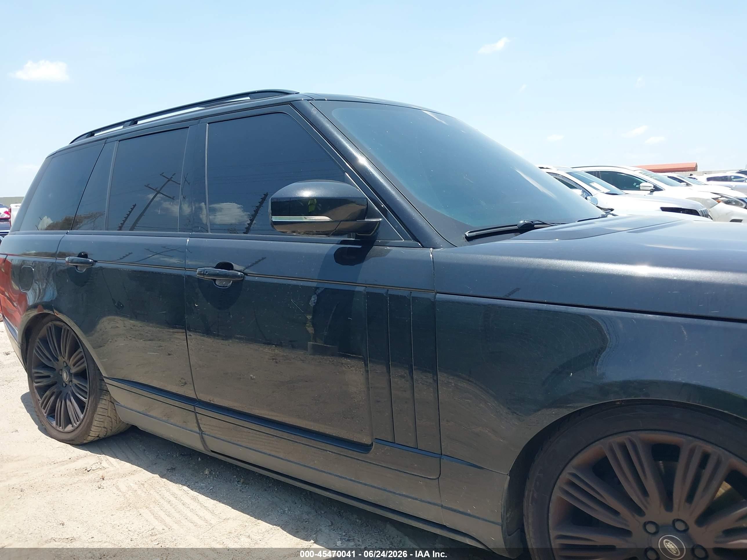 2013 Land Rover Range Rover Supercharged Plus Autobiography Pkg Black vin: SALGV2EF8DA118427