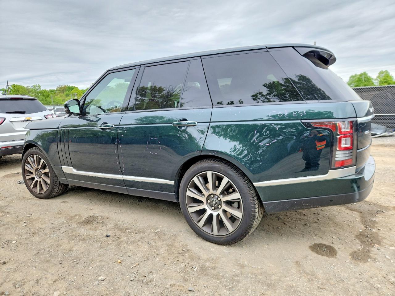 2015 Land Rover Range Rover Autobiography Green vin: SALGV2TF0FA201193