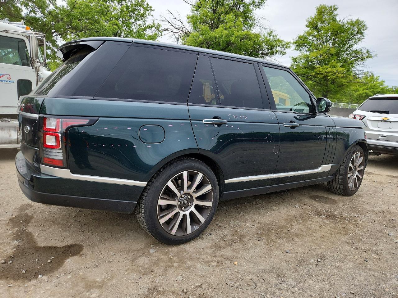 2015 Land Rover Range Rover Autobiography Green vin: SALGV2TF0FA201193