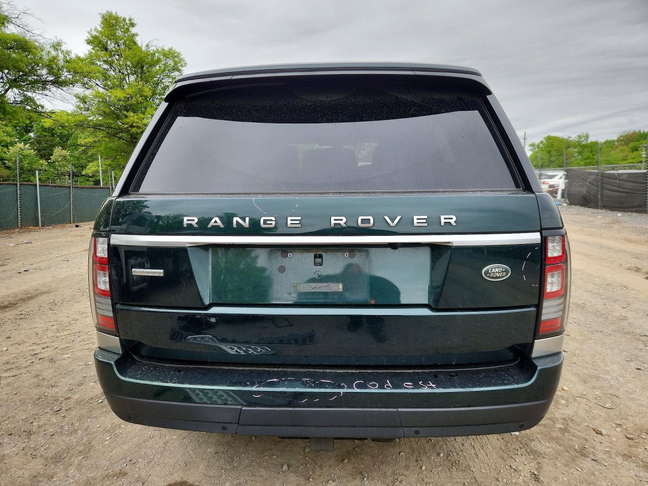 2015 Land Rover Range Rover Autobiography Green vin: SALGV2TF0FA201193