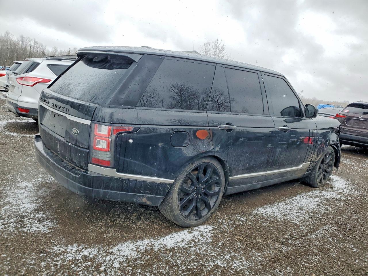 2015 Land Rover Range Rover Autobiography Черный vin: SALGV2TF2FA207805