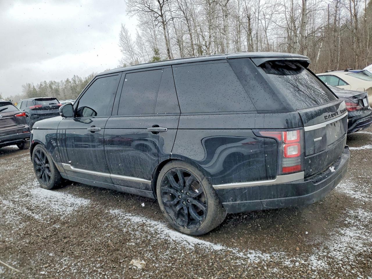 2015 Land Rover Range Rover Autobiography Черный vin: SALGV2TF2FA207805