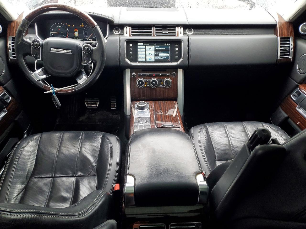 2015 Land Rover Range Rover Autobiography Черный vin: SALGV2TF2FA207805