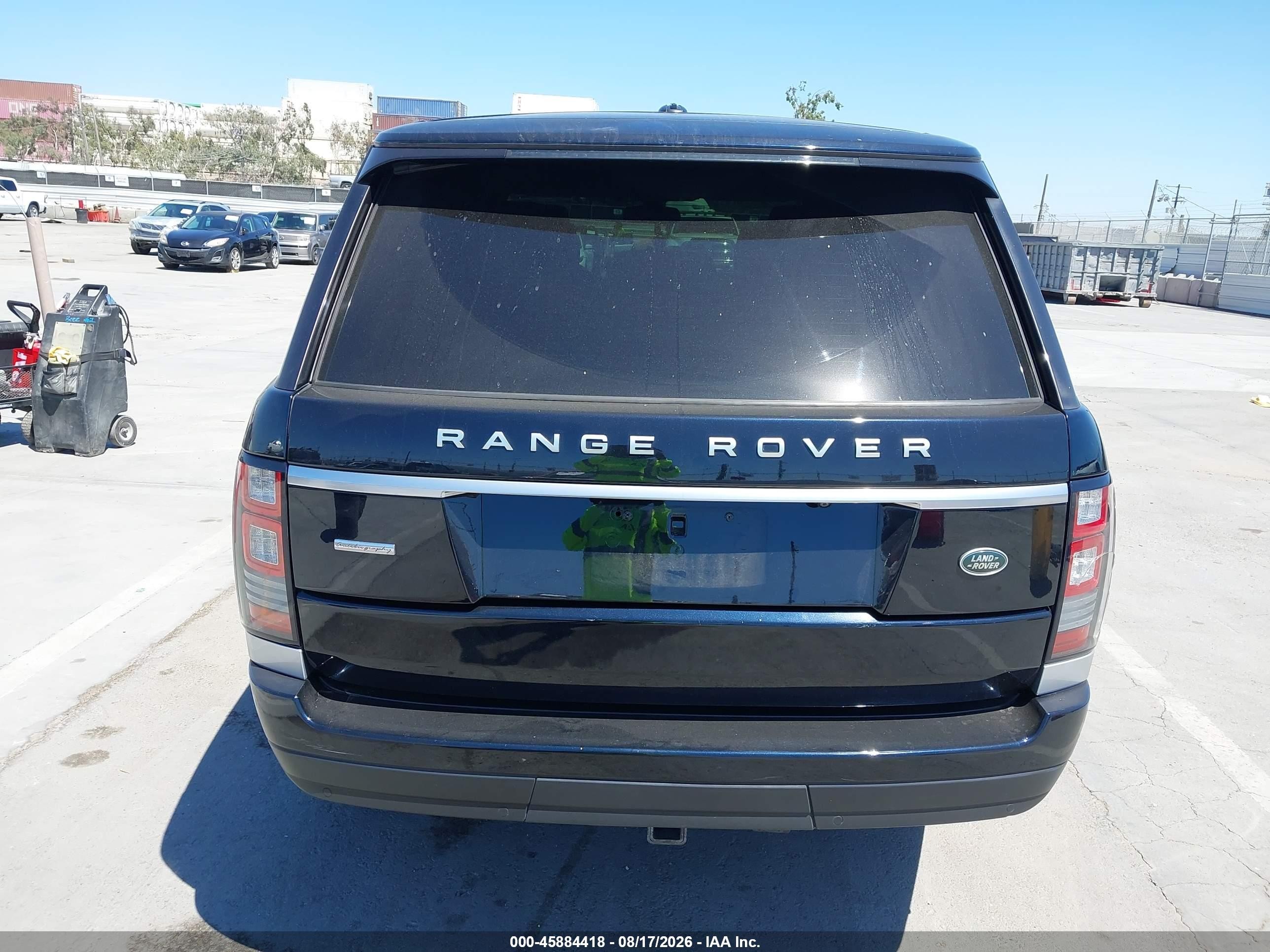 2014 Land Rover Range Rover 5.0l V8 Supercharged Autobiography Dark Blue vin: SALGV2TF5EA172661