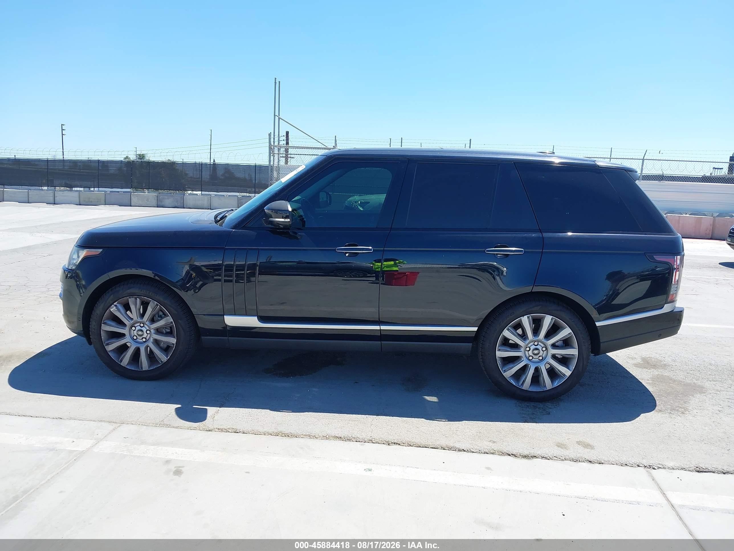 2014 Land Rover Range Rover 5.0l V8 Supercharged Autobiography Dark Blue vin: SALGV2TF5EA172661