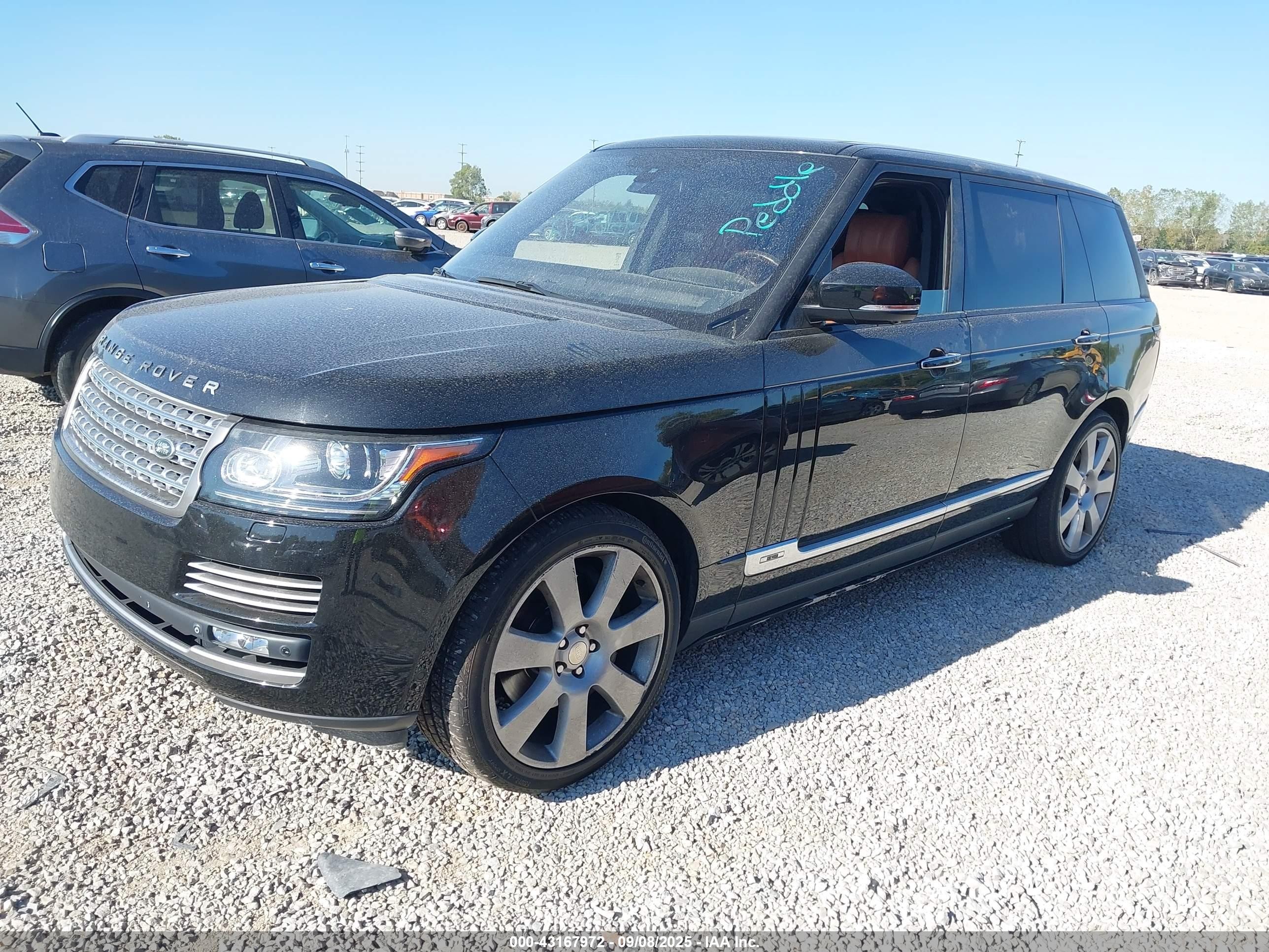 2015 Land Rover Range Rover 5.0l V8 Supercharged Autobiography Black vin: SALGV3TF6FA209644