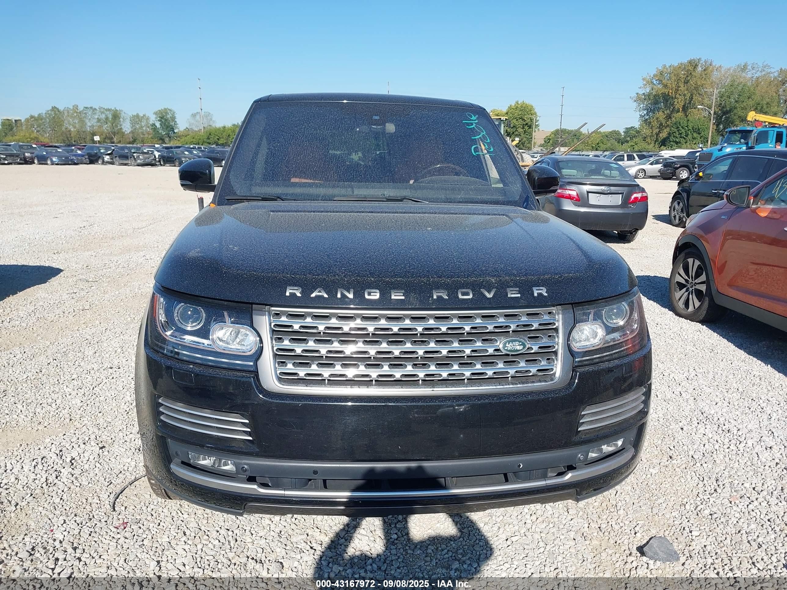 2015 Land Rover Range Rover 5.0l V8 Supercharged Autobiography Black vin: SALGV3TF6FA209644