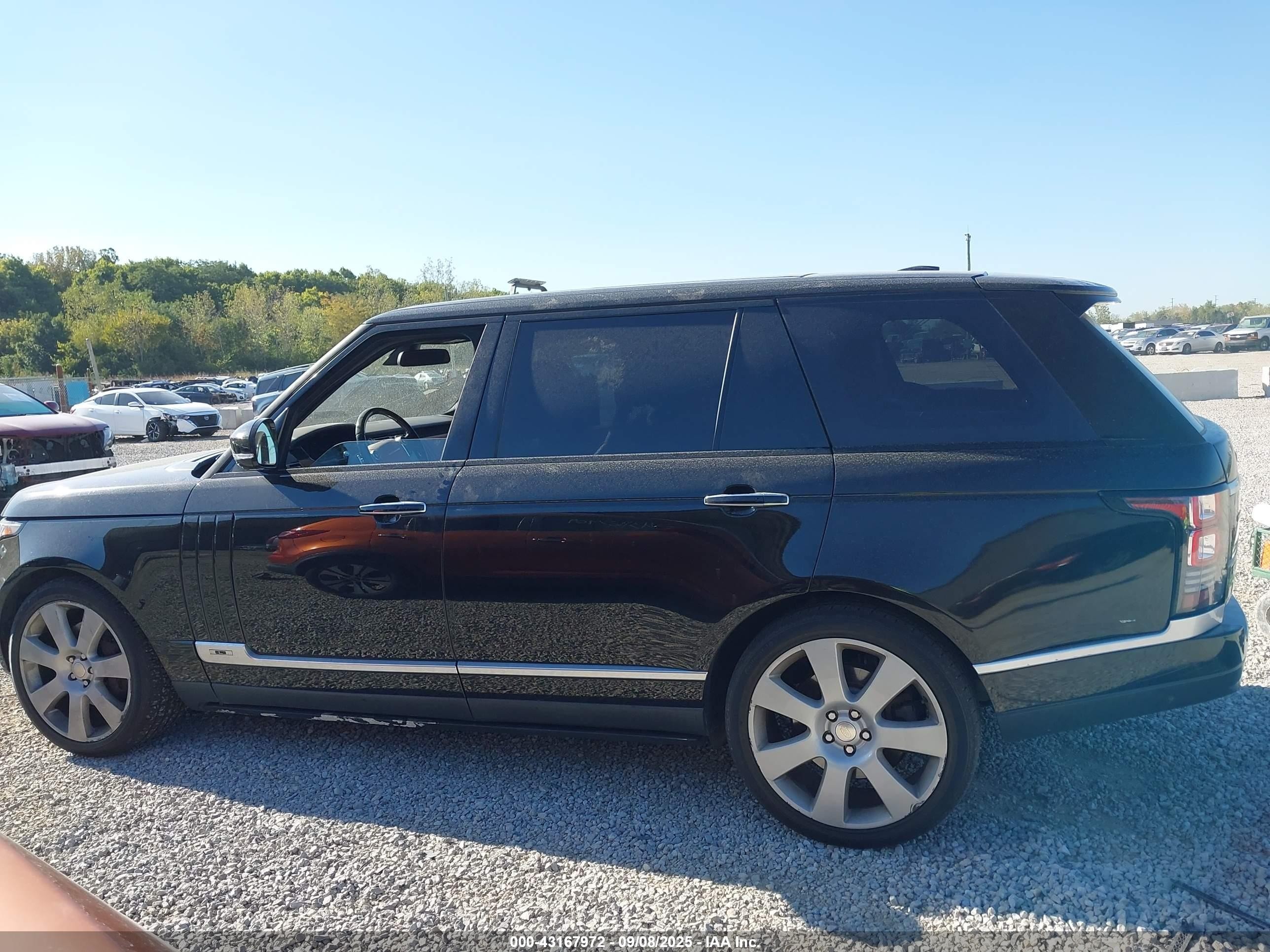 2015 Land Rover Range Rover 5.0l V8 Supercharged Autobiography Black vin: SALGV3TF6FA209644