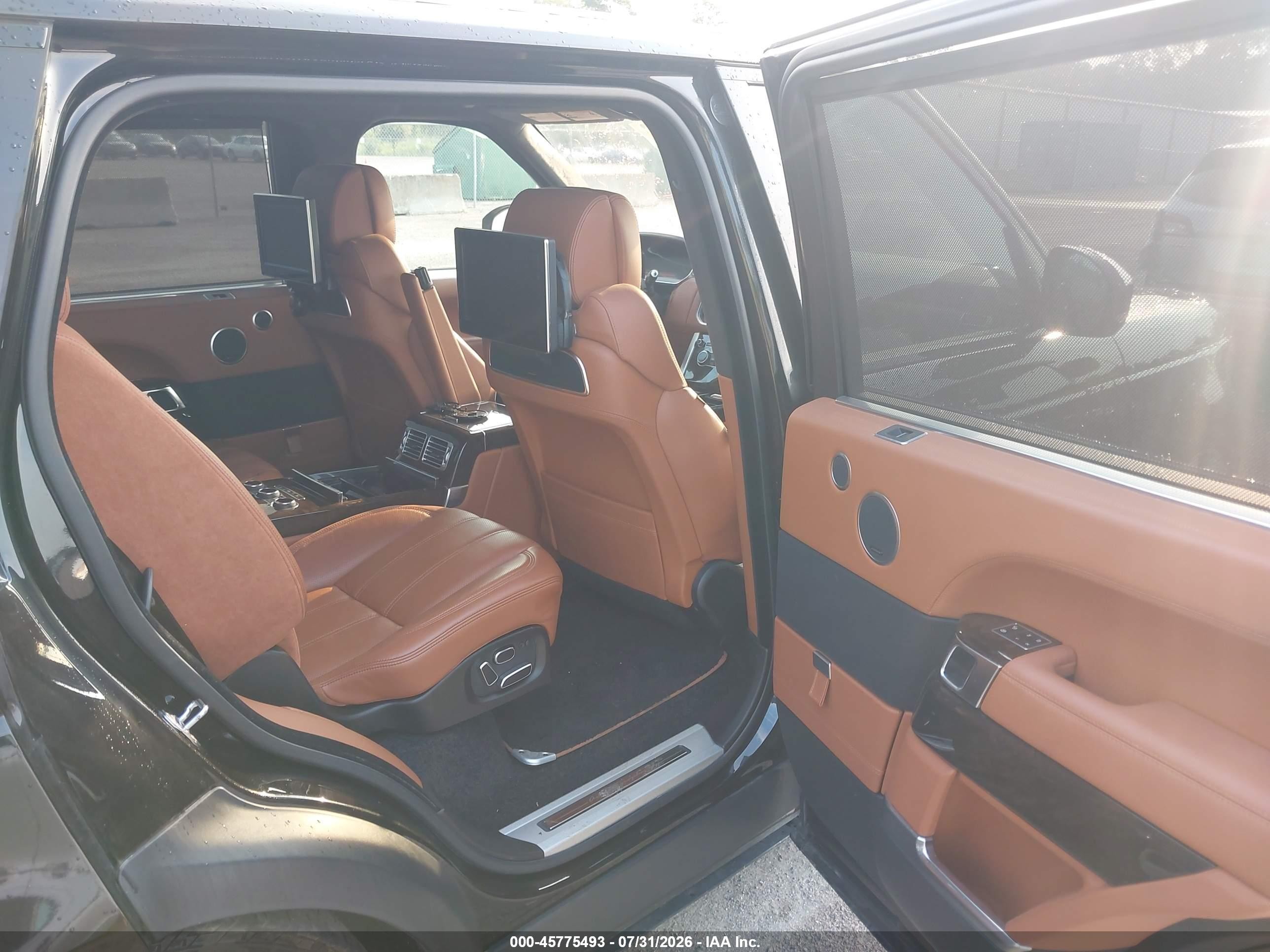 2015 Land Rover Range Rover 5.0l V8 Supercharged Autobiography Black vin: SALGV3TF6FA209644