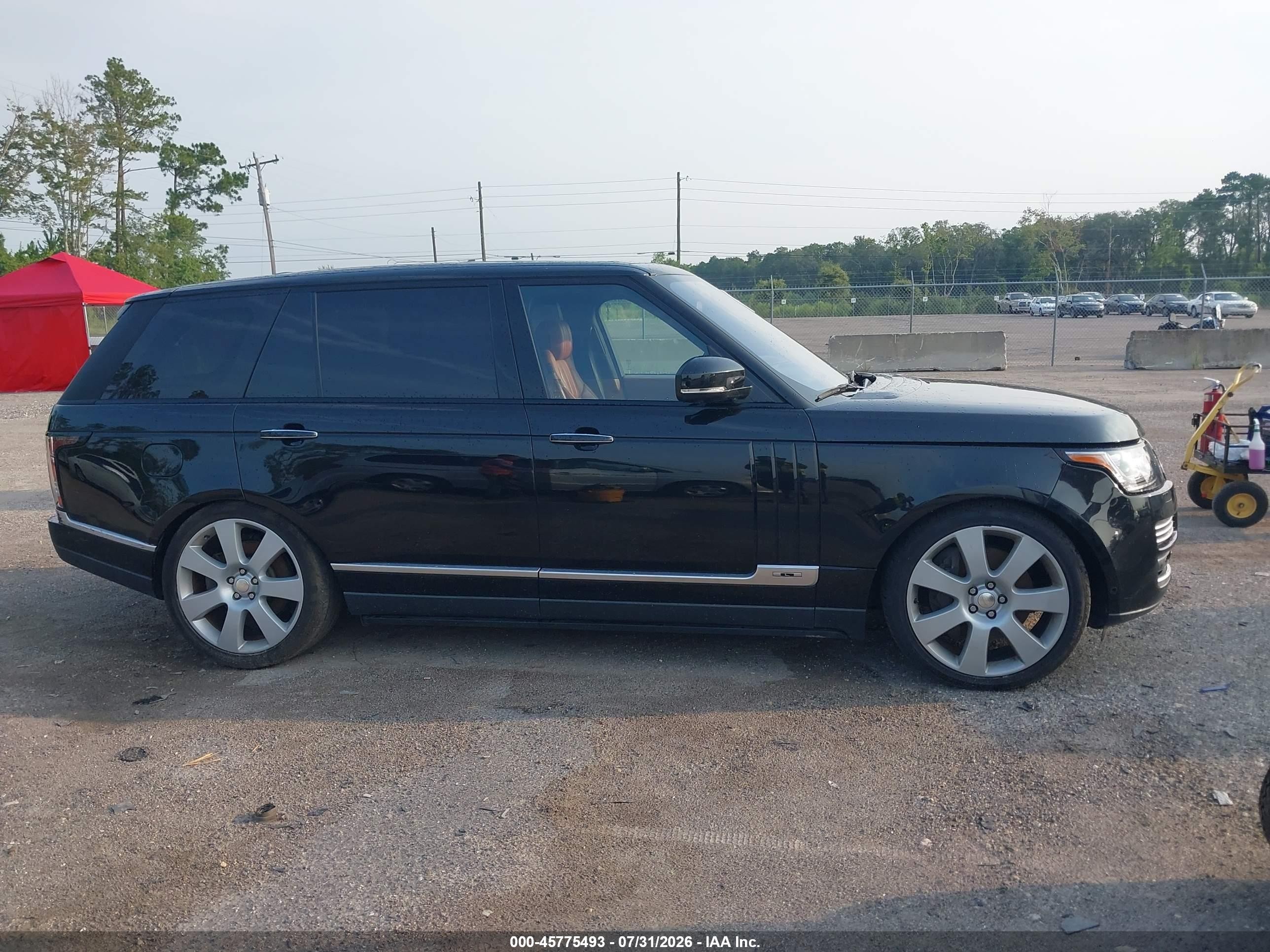 2015 Land Rover Range Rover 5.0l V8 Supercharged Autobiography Black vin: SALGV3TF6FA209644