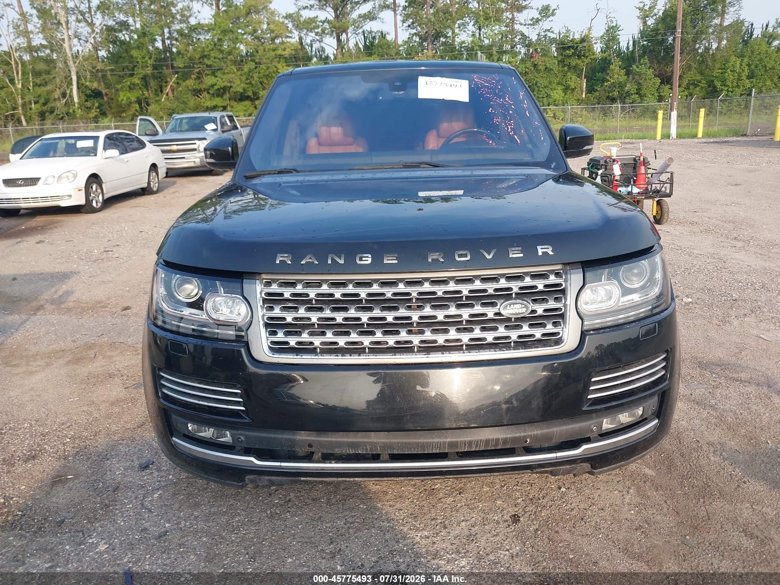 2015 Land Rover Range Rover 5.0l V8 Supercharged Autobiography Черный vin: SALGV3TF6FA209644