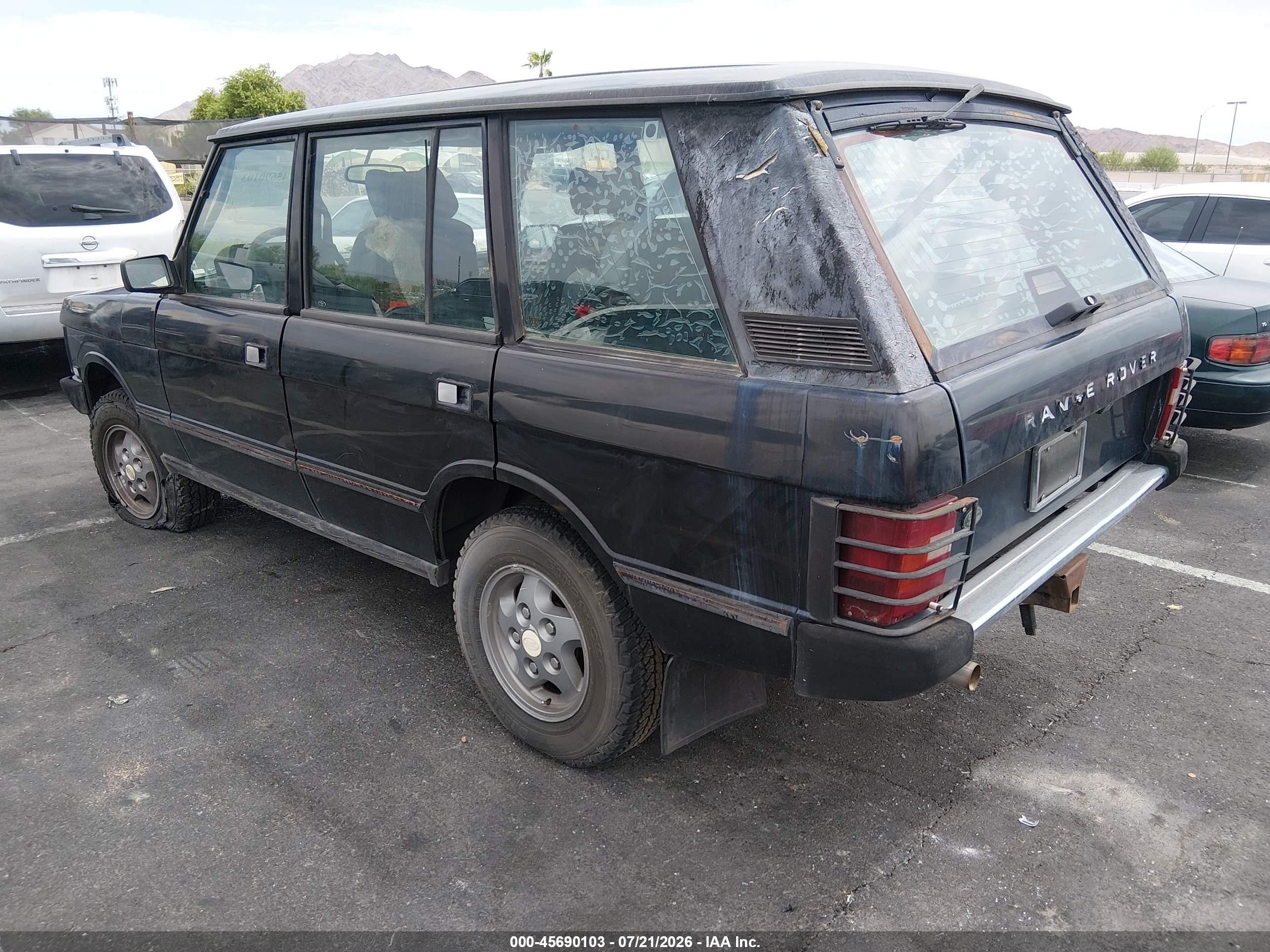 1994 Land Rover Range Rover Long Wheelbase Черный vin: SALHC1344RA639965