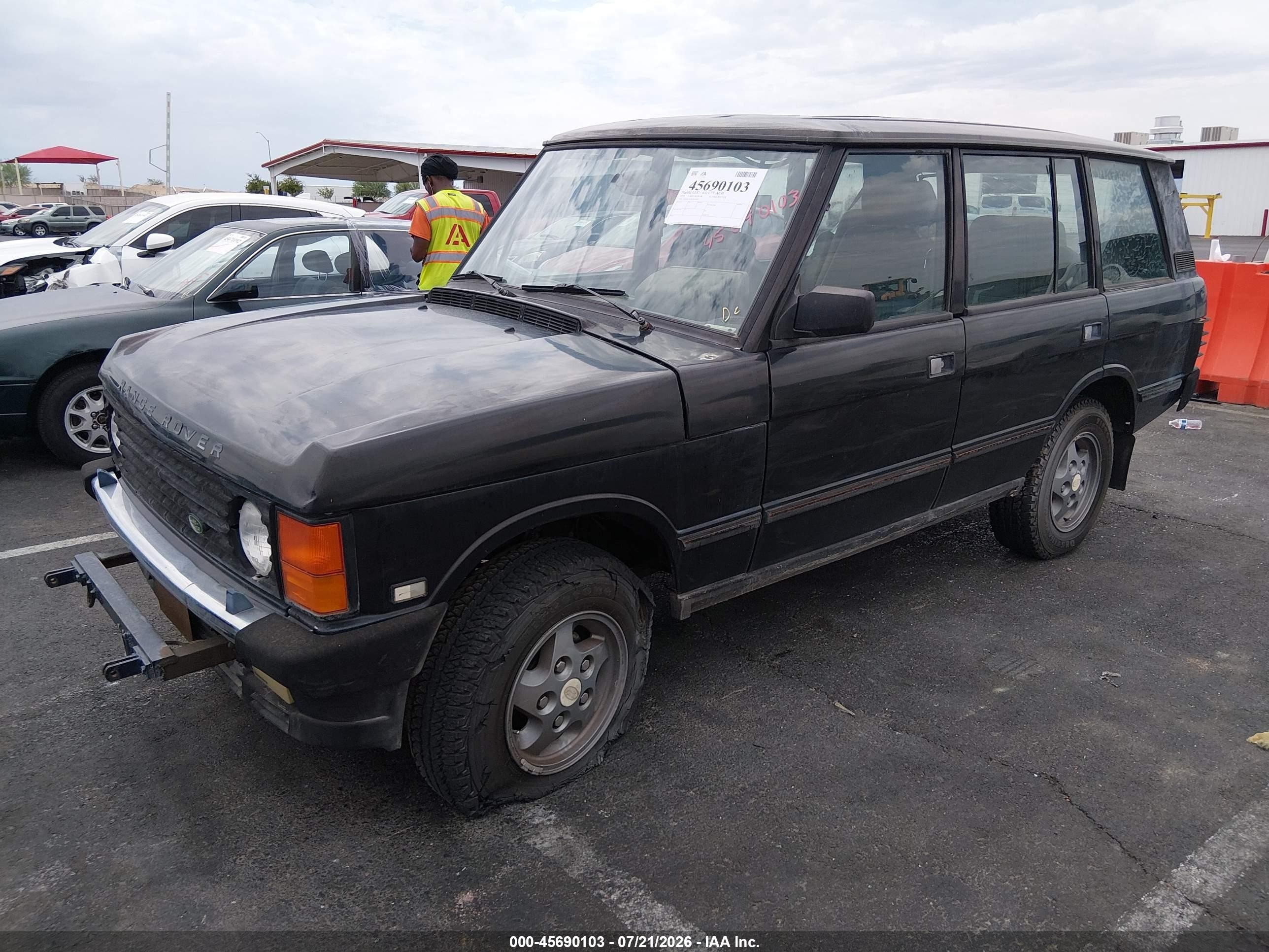 1994 Land Rover Range Rover Long Wheelbase Черный vin: SALHC1344RA639965