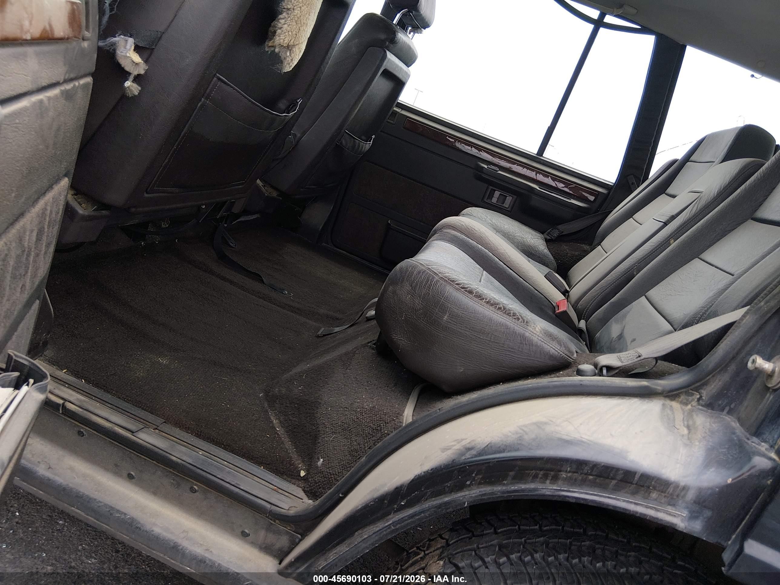 1994 Land Rover Range Rover Long Wheelbase Черный vin: SALHC1344RA639965