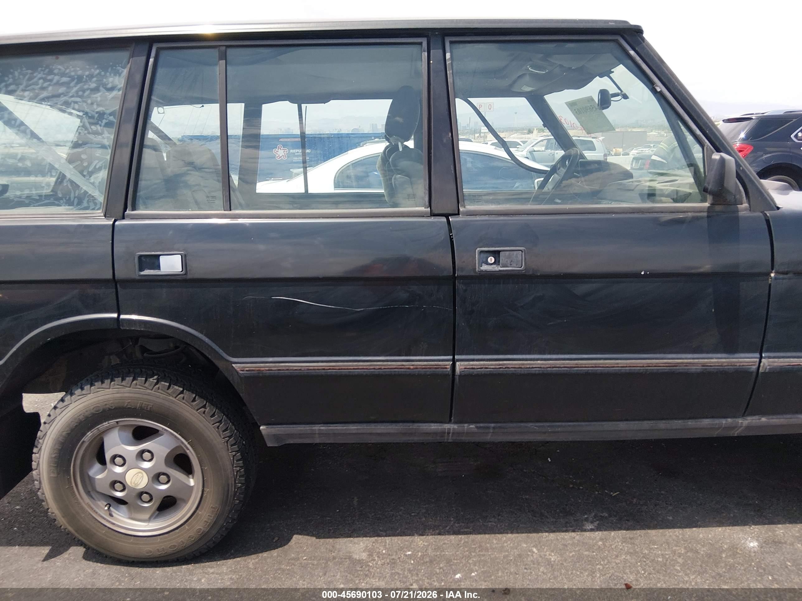 1994 Land Rover Range Rover Long Wheelbase Черный vin: SALHC1344RA639965
