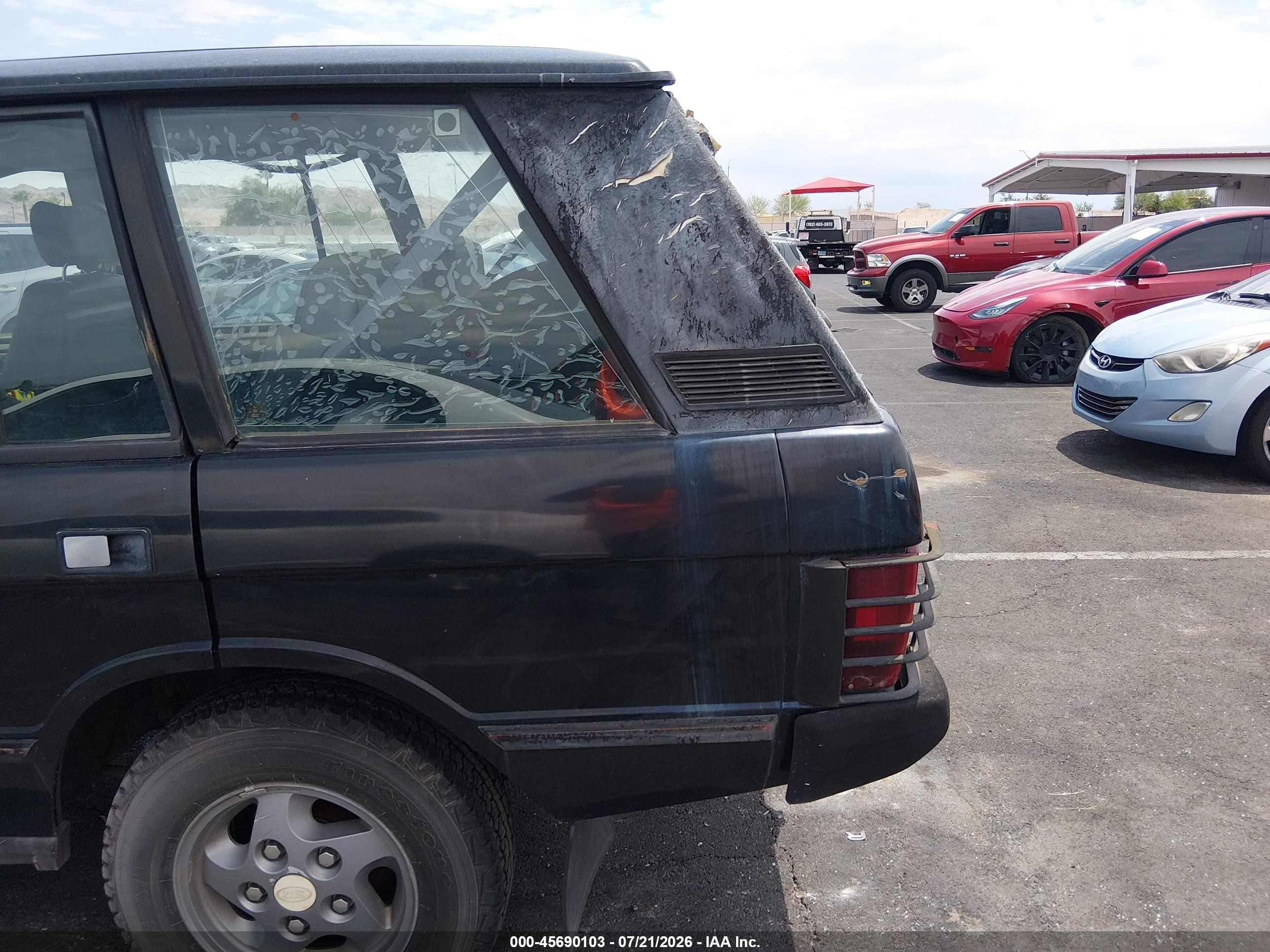 1994 Land Rover Range Rover Long Wheelbase Черный vin: SALHC1344RA639965