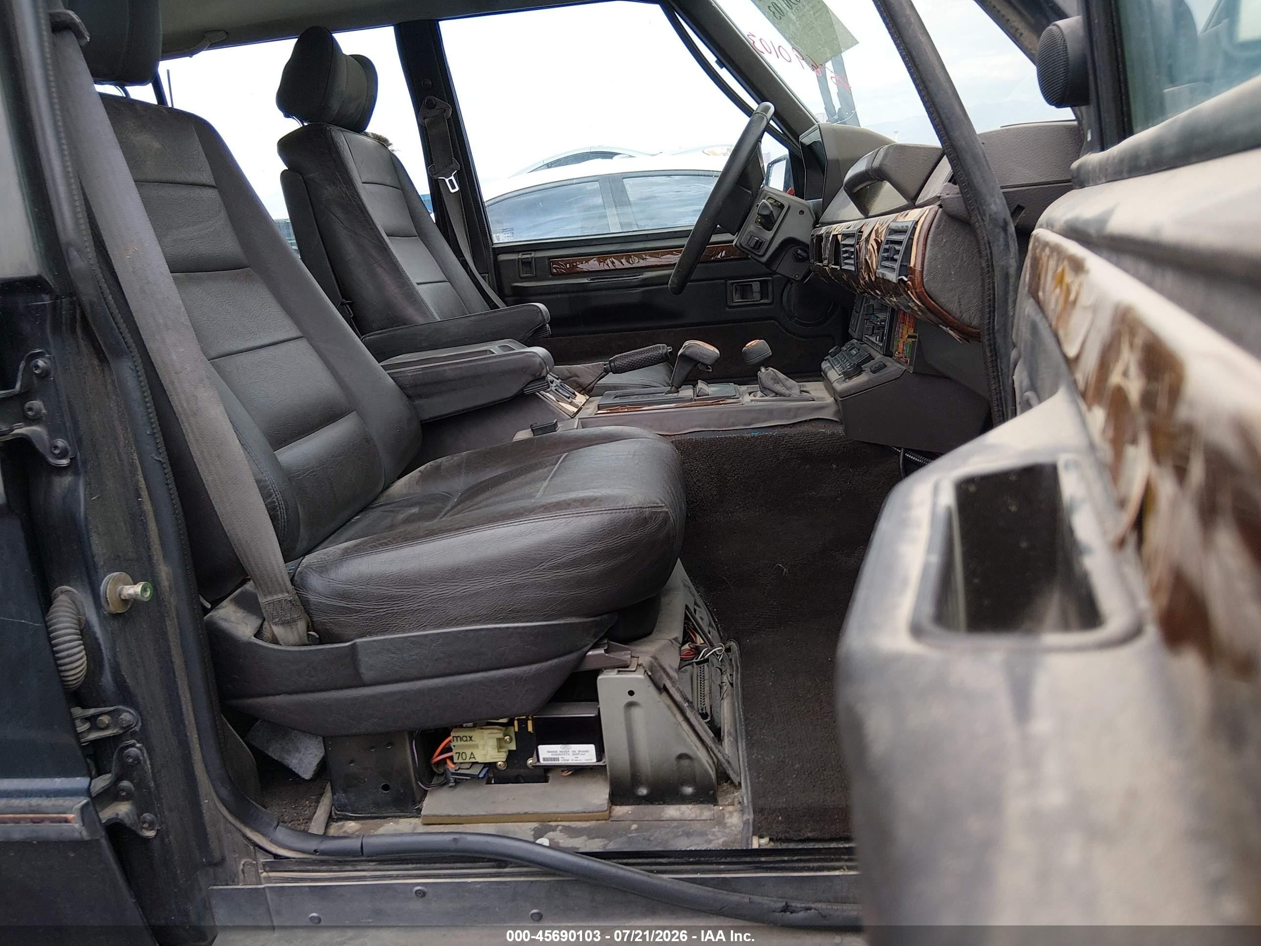 1994 Land Rover Range Rover Long Wheelbase Черный vin: SALHC1344RA639965