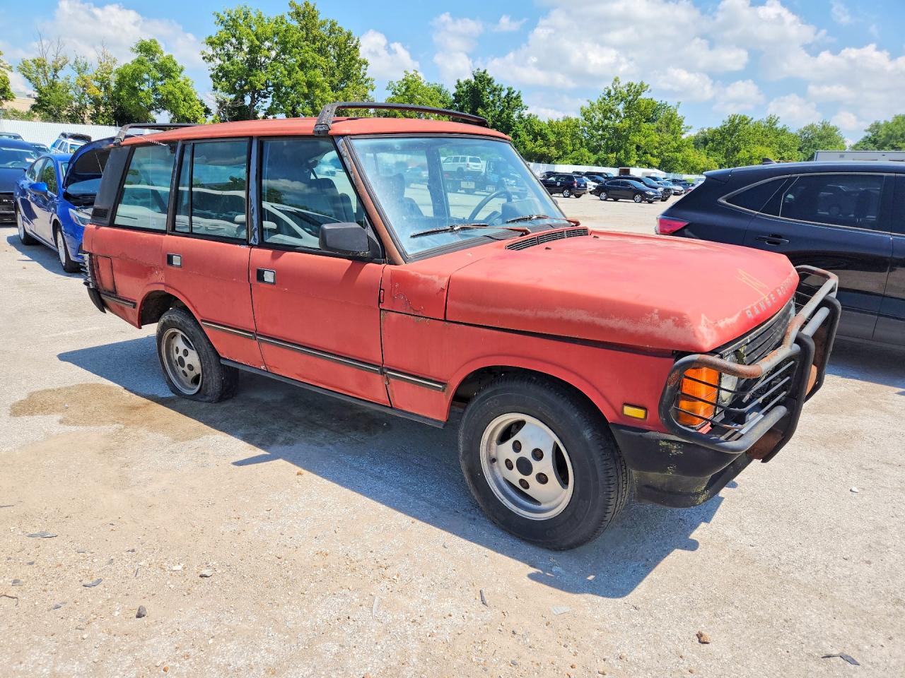 1988 Land Rover Range Rover Red vin: SALHV1144JA325833