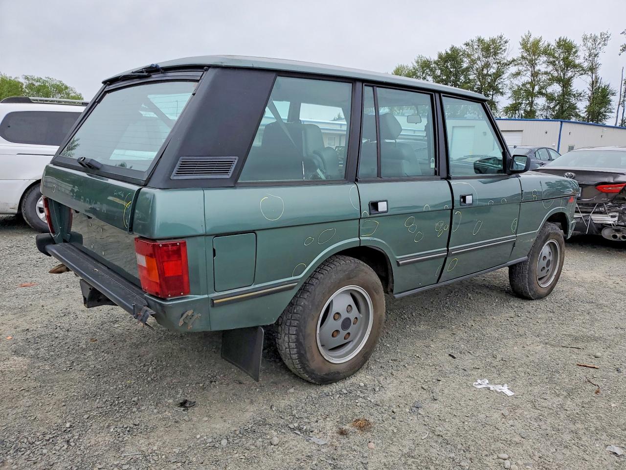 1988 Land Rover Range Rover Green vin: SALHV114XJA339333