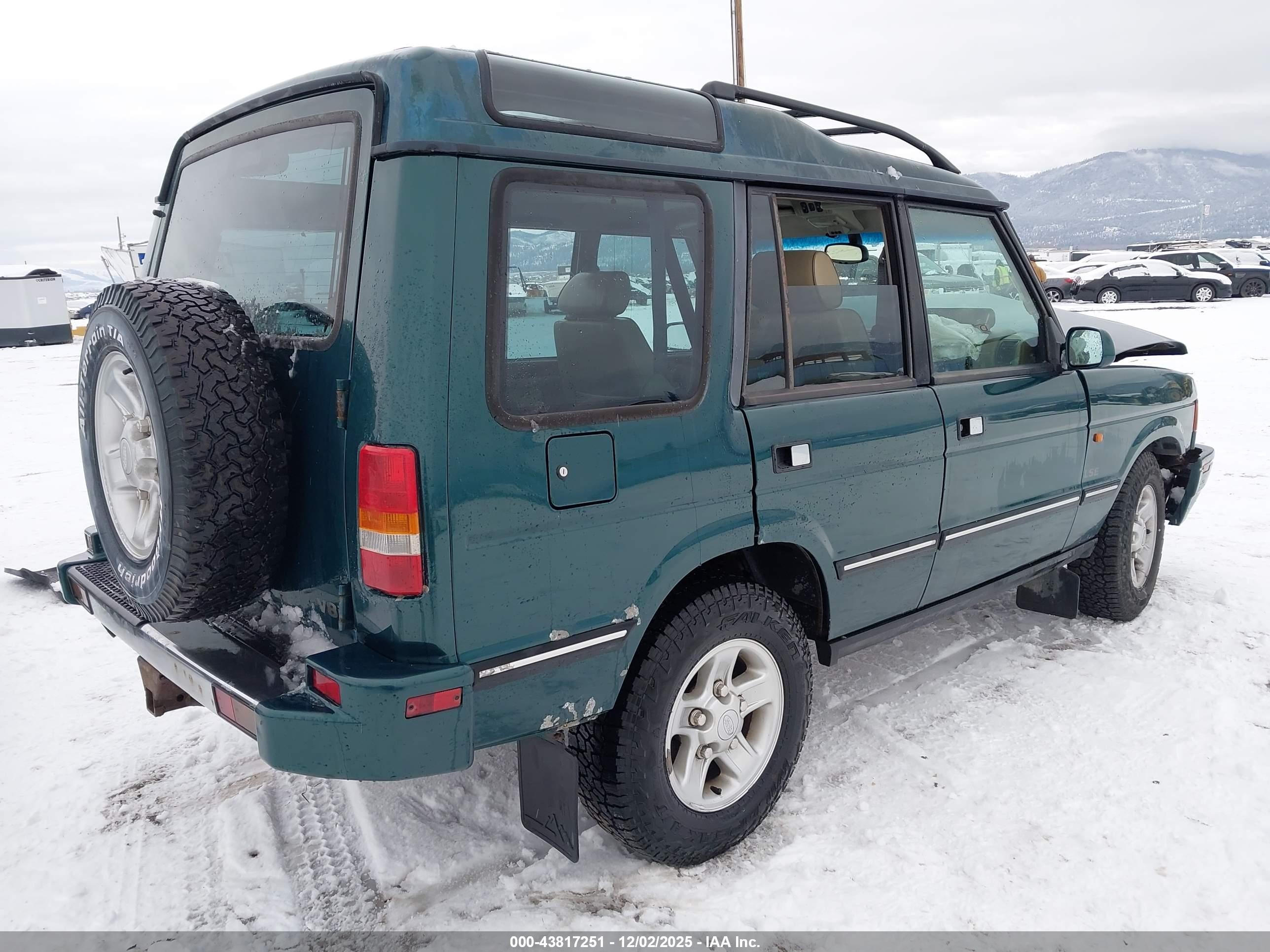 1998 Land Rover Discovery Le/ls Green vin: SALJY1241WA756483