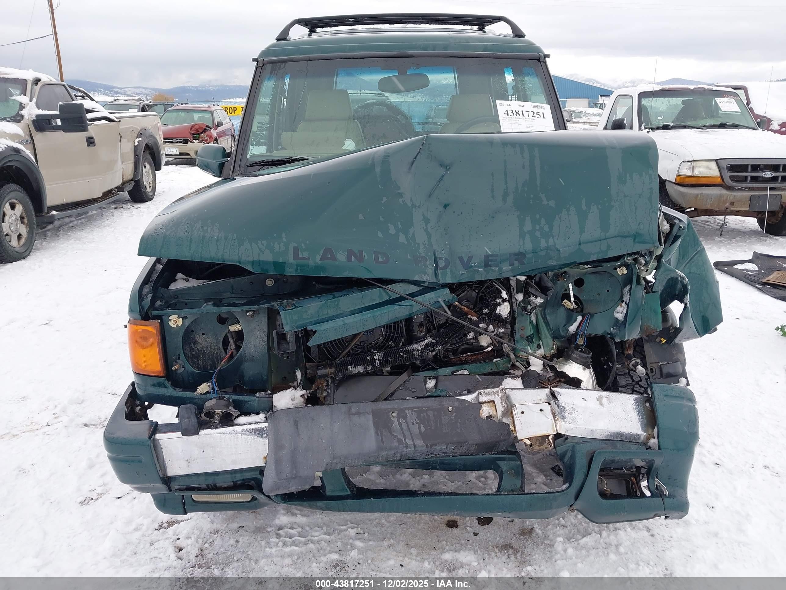 1998 Land Rover Discovery Le/ls Green vin: SALJY1241WA756483
