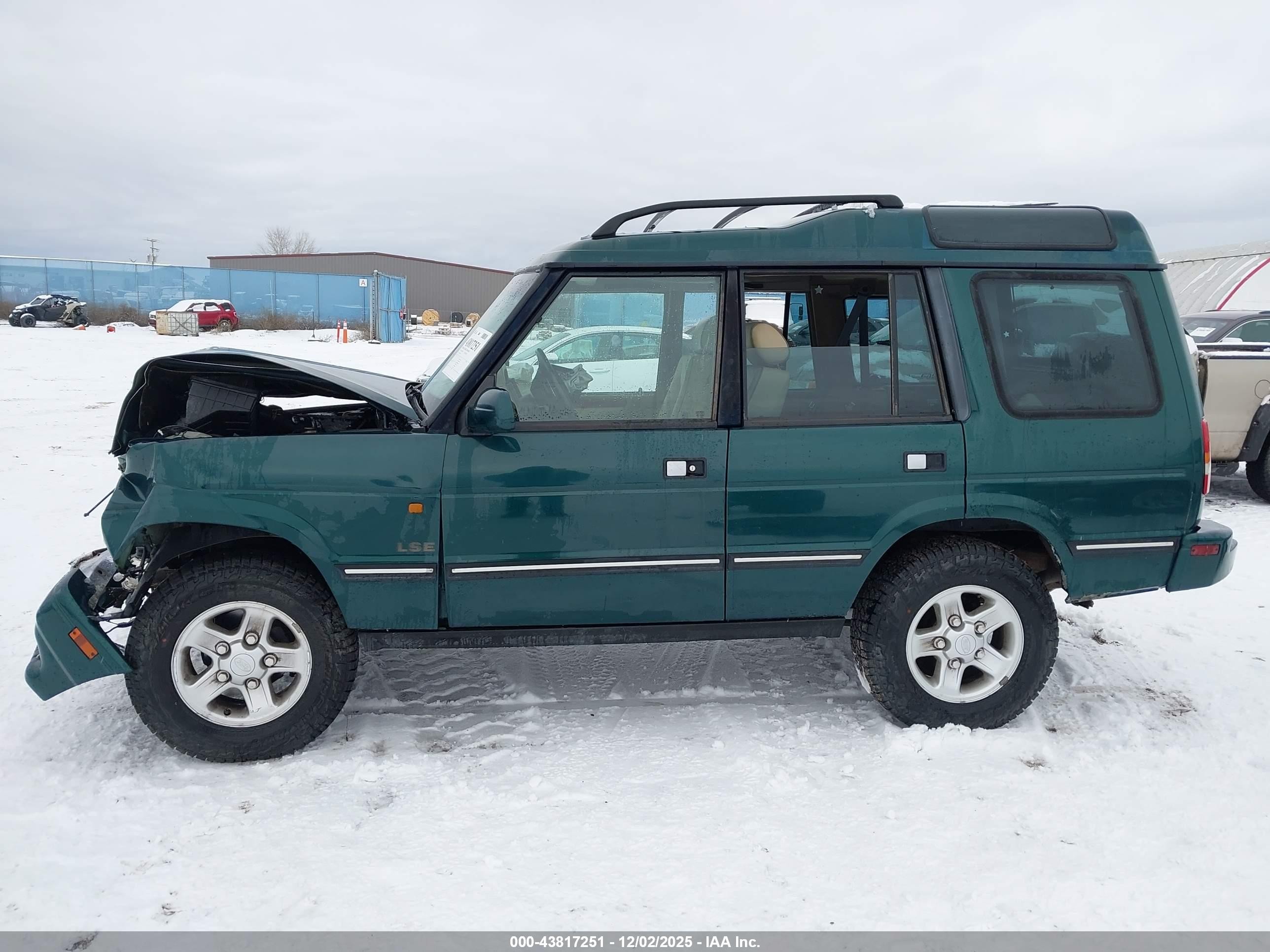 1998 Land Rover Discovery Le/ls Green vin: SALJY1241WA756483