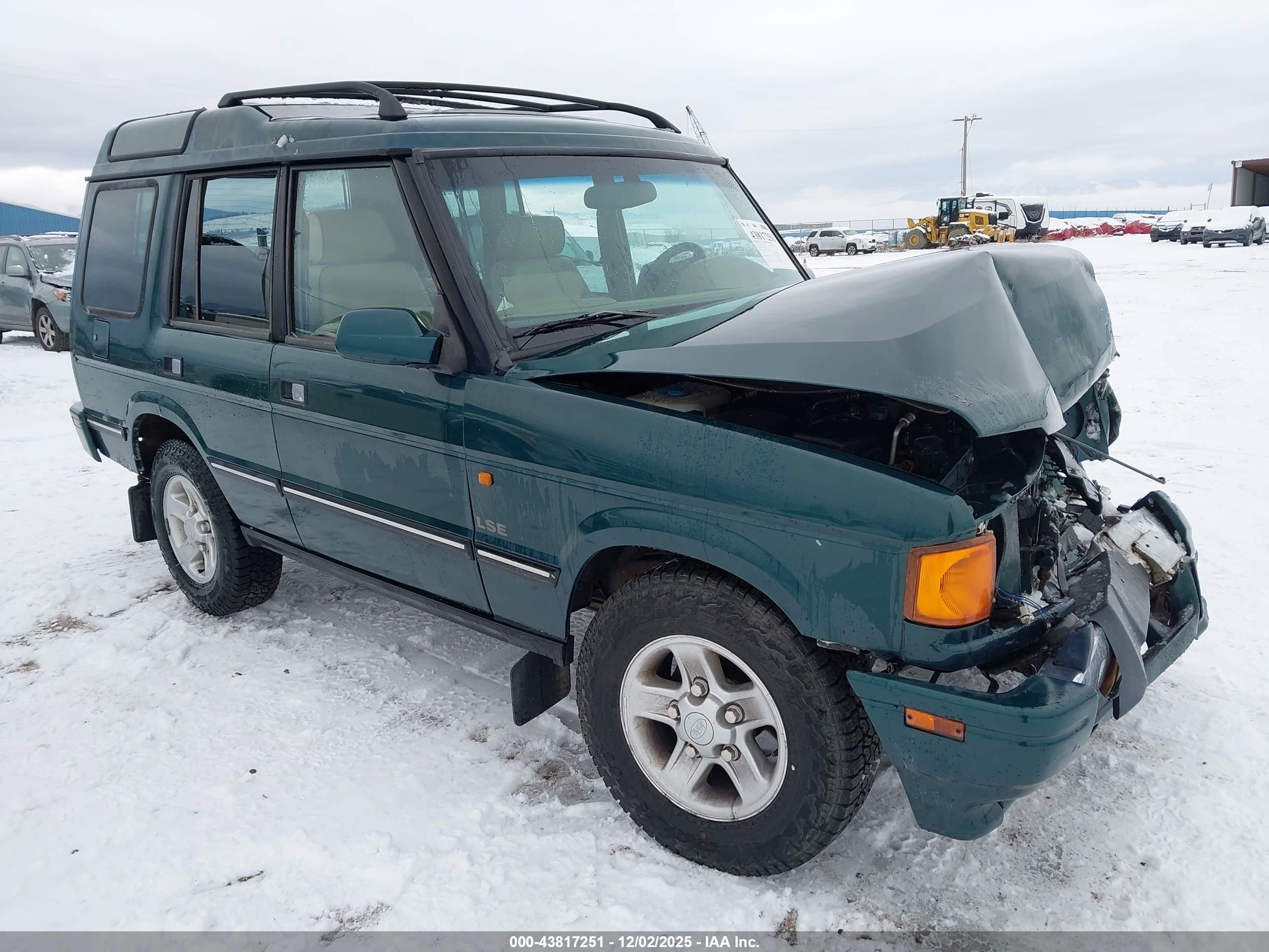 1998 Land Rover Discovery Le/ls Green vin: SALJY1241WA756483