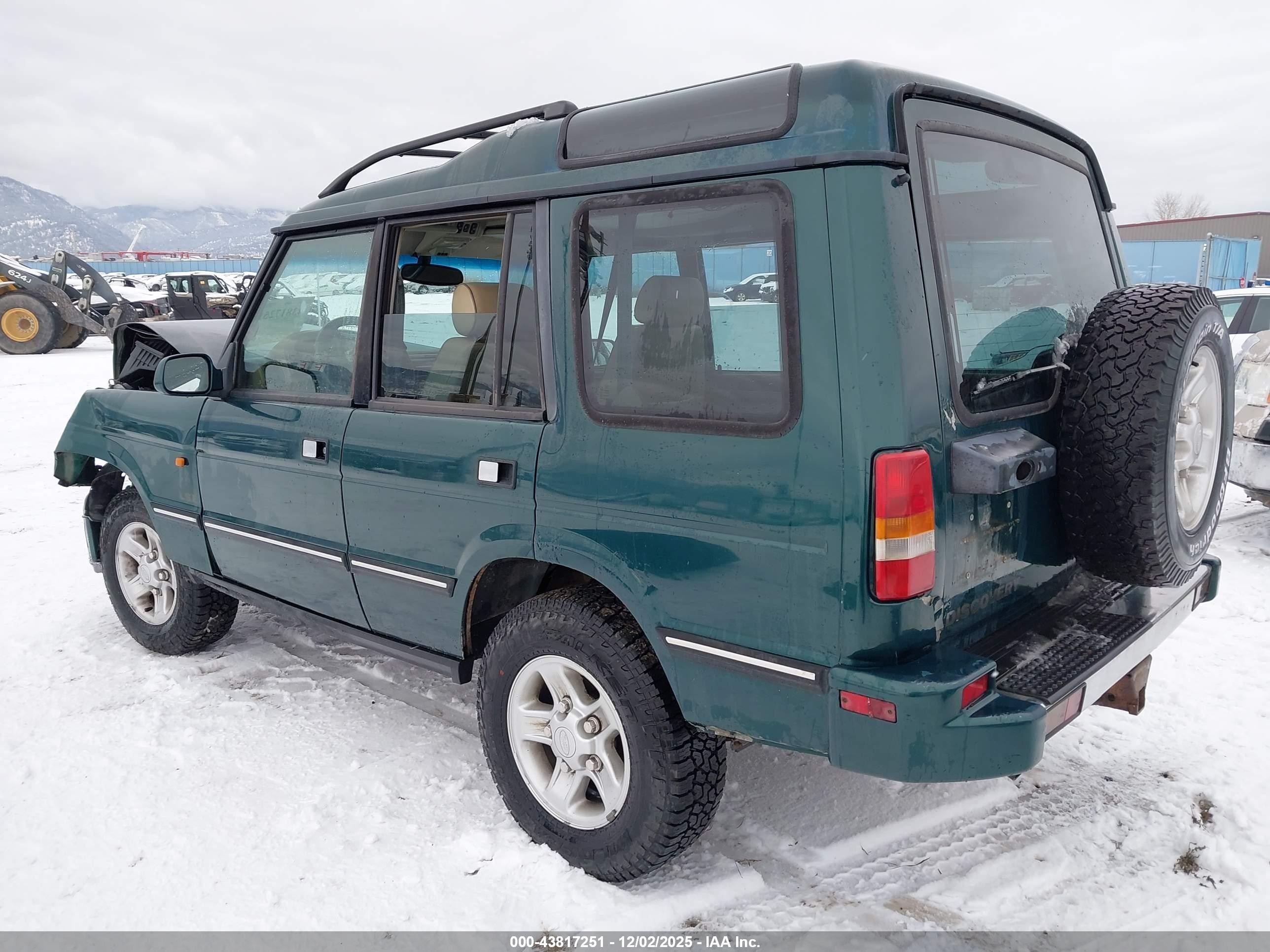 1998 Land Rover Discovery Le/ls Green vin: SALJY1241WA756483