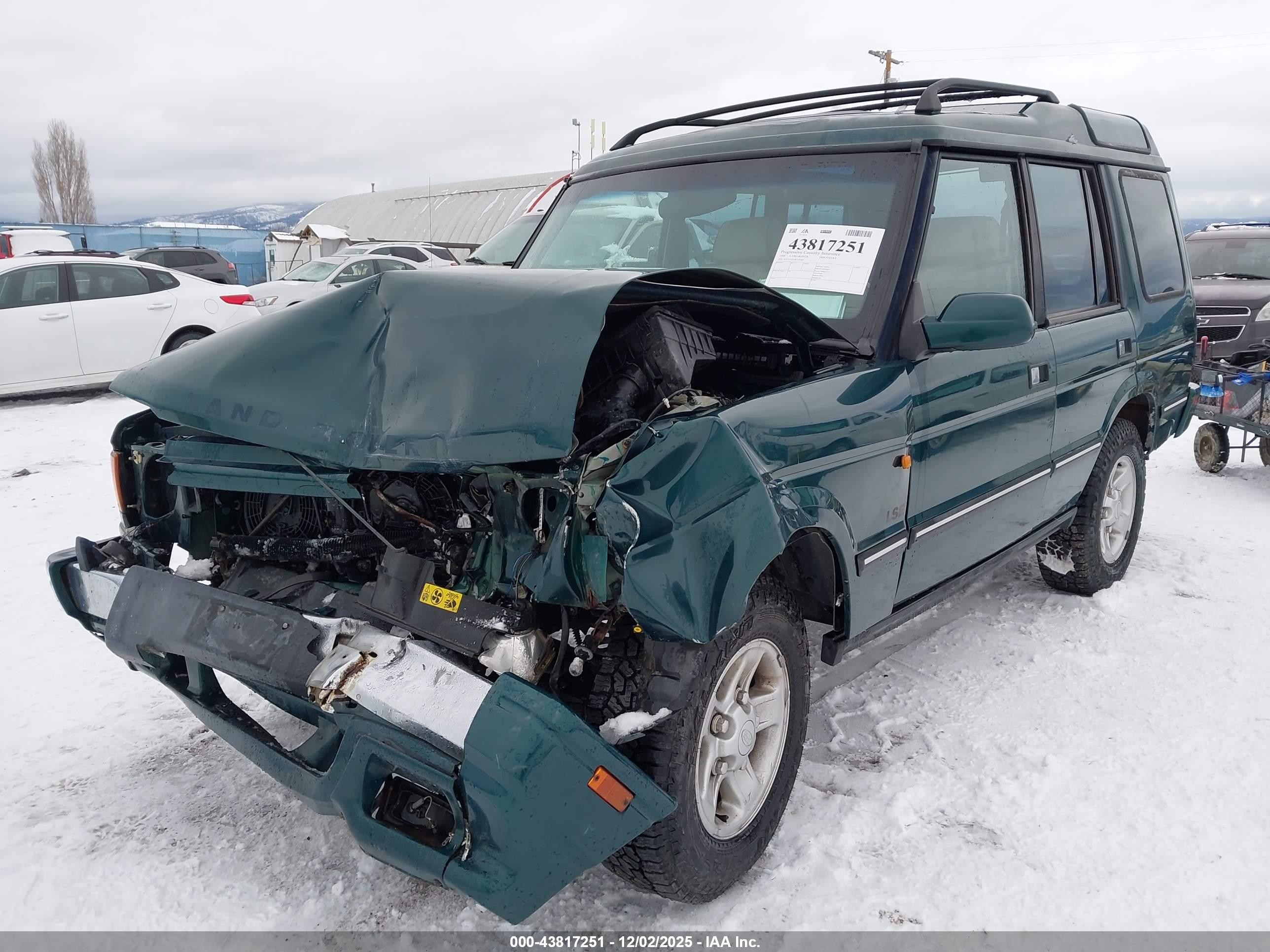 1998 Land Rover Discovery Le/ls Green vin: SALJY1241WA756483