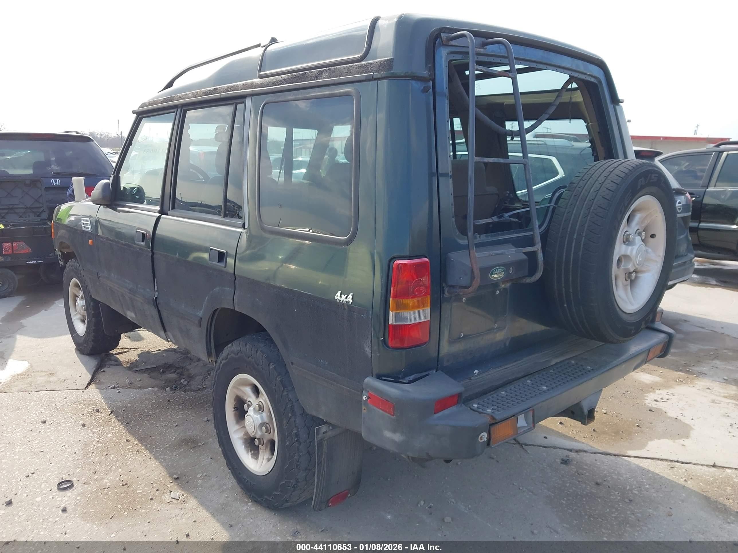 1998 Land Rover Discovery Le/ls Green vin: SALJY1245WA750024