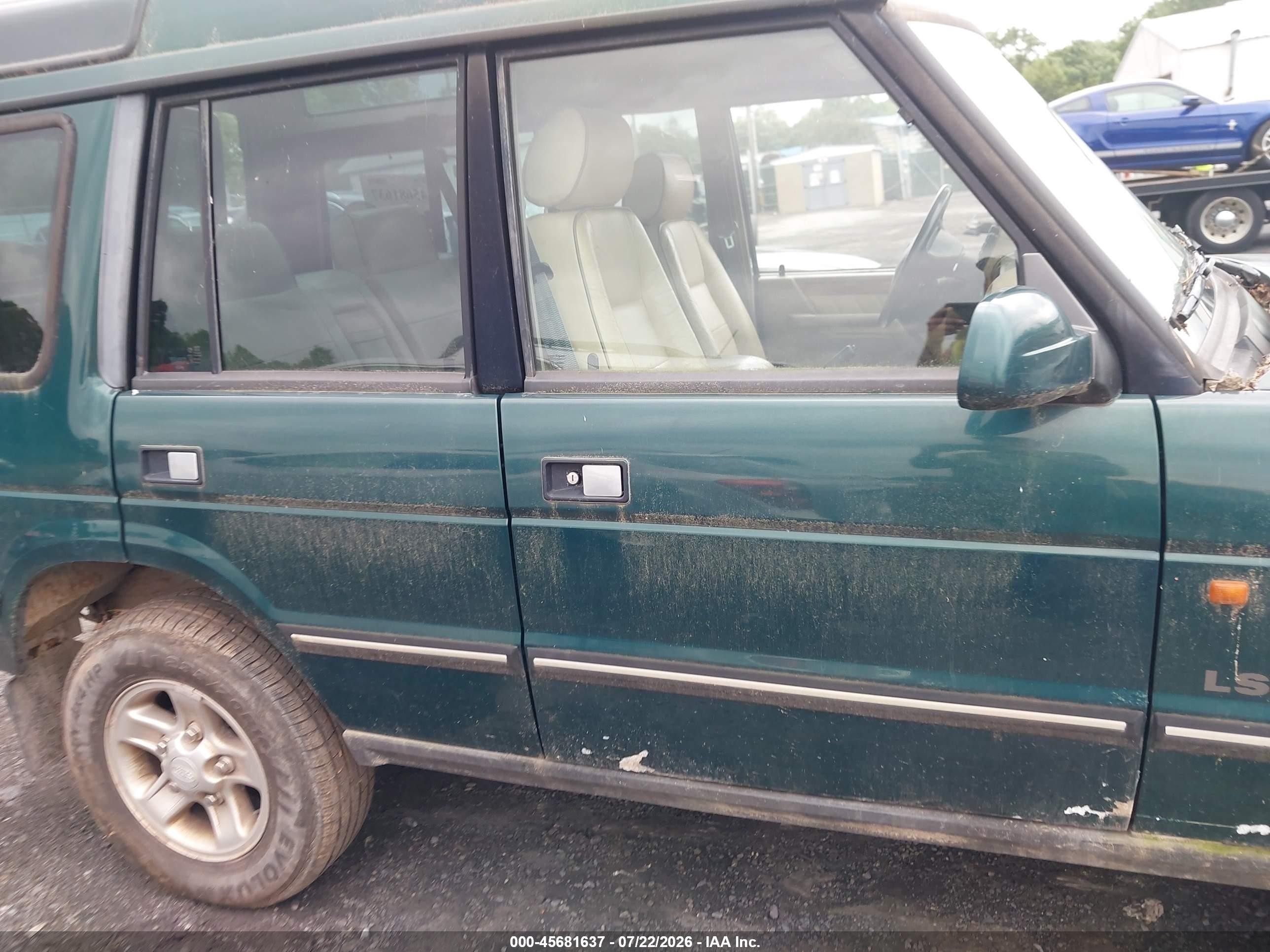 1998 Land Rover Discovery Le/ls Green vin: SALJY1249WA752066