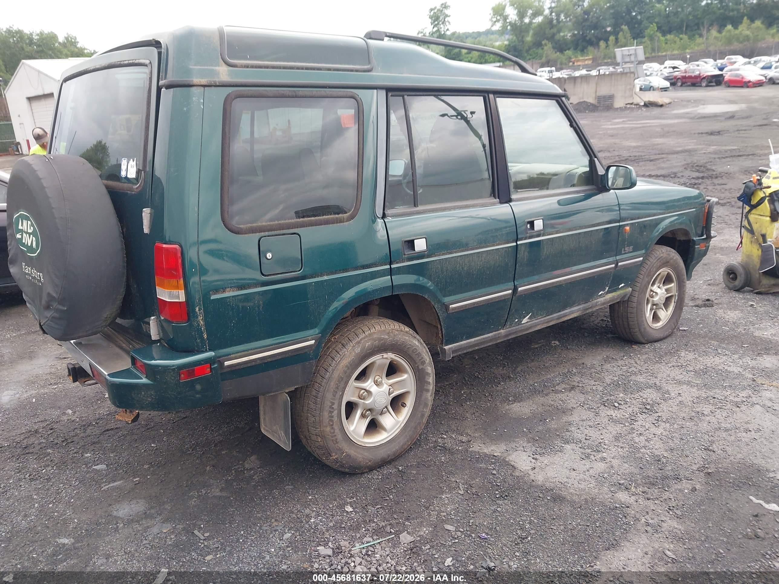 1998 Land Rover Discovery Le/ls Green vin: SALJY1249WA752066