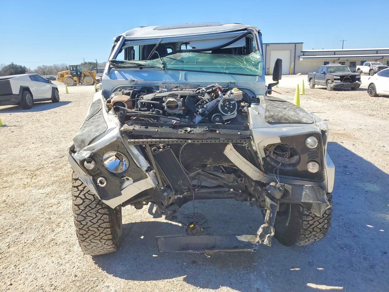 1995 Land Rover Defender 9 Silver vin: SALLDHAC8MA958355