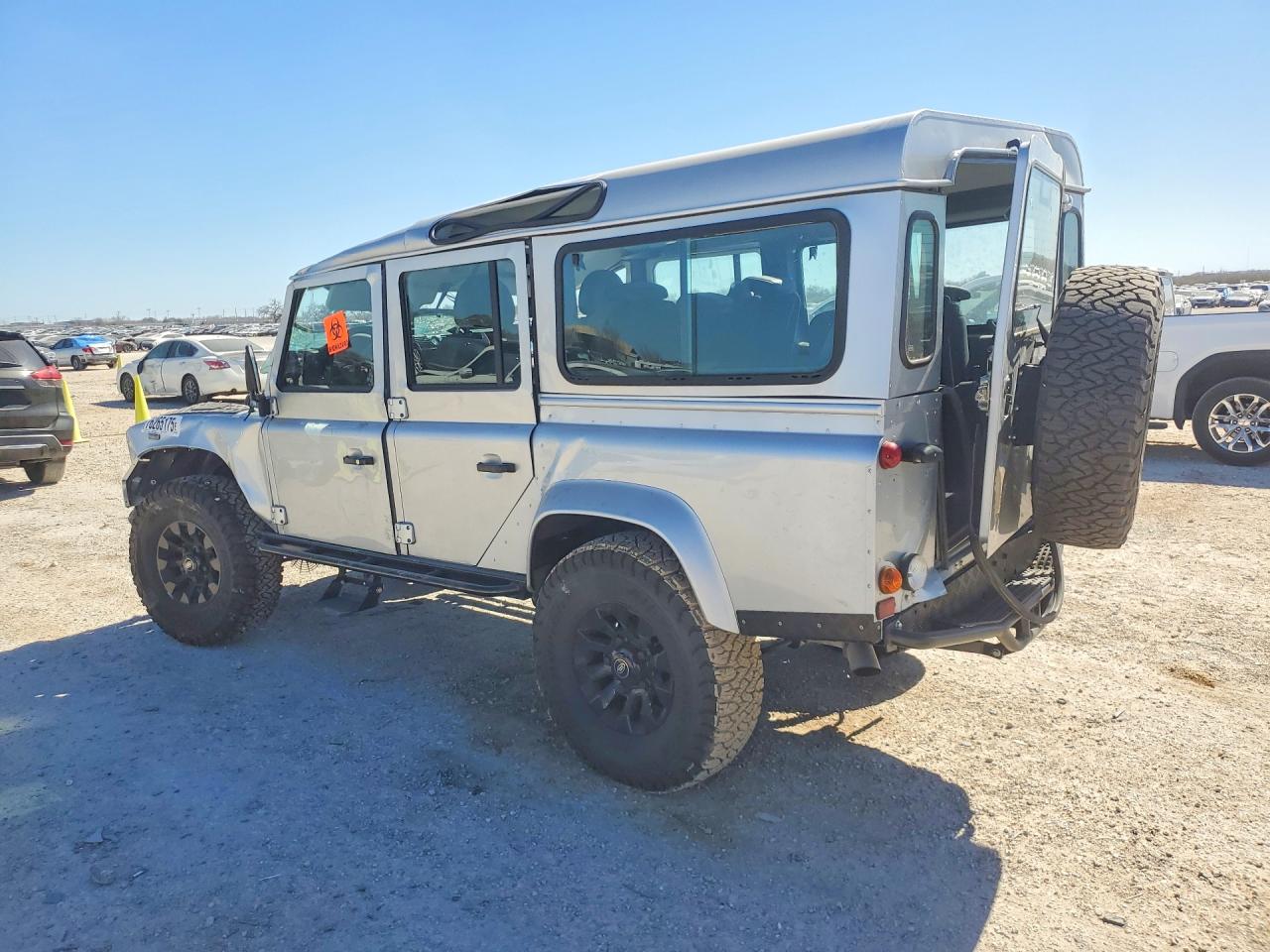 1995 Land Rover Defender 9 Silver vin: SALLDHAC8MA958355