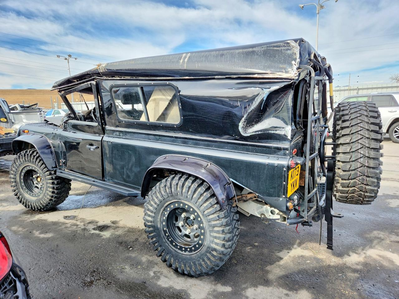 1992 Land Rover Defender Black vin: SALLDHAF71A918752
