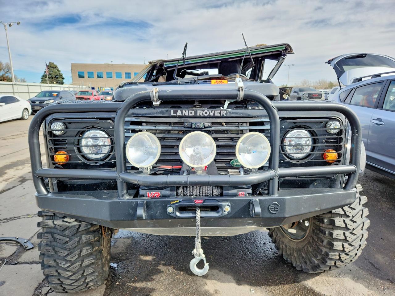 1992 Land Rover Defender Black vin: SALLDHAF71A918752