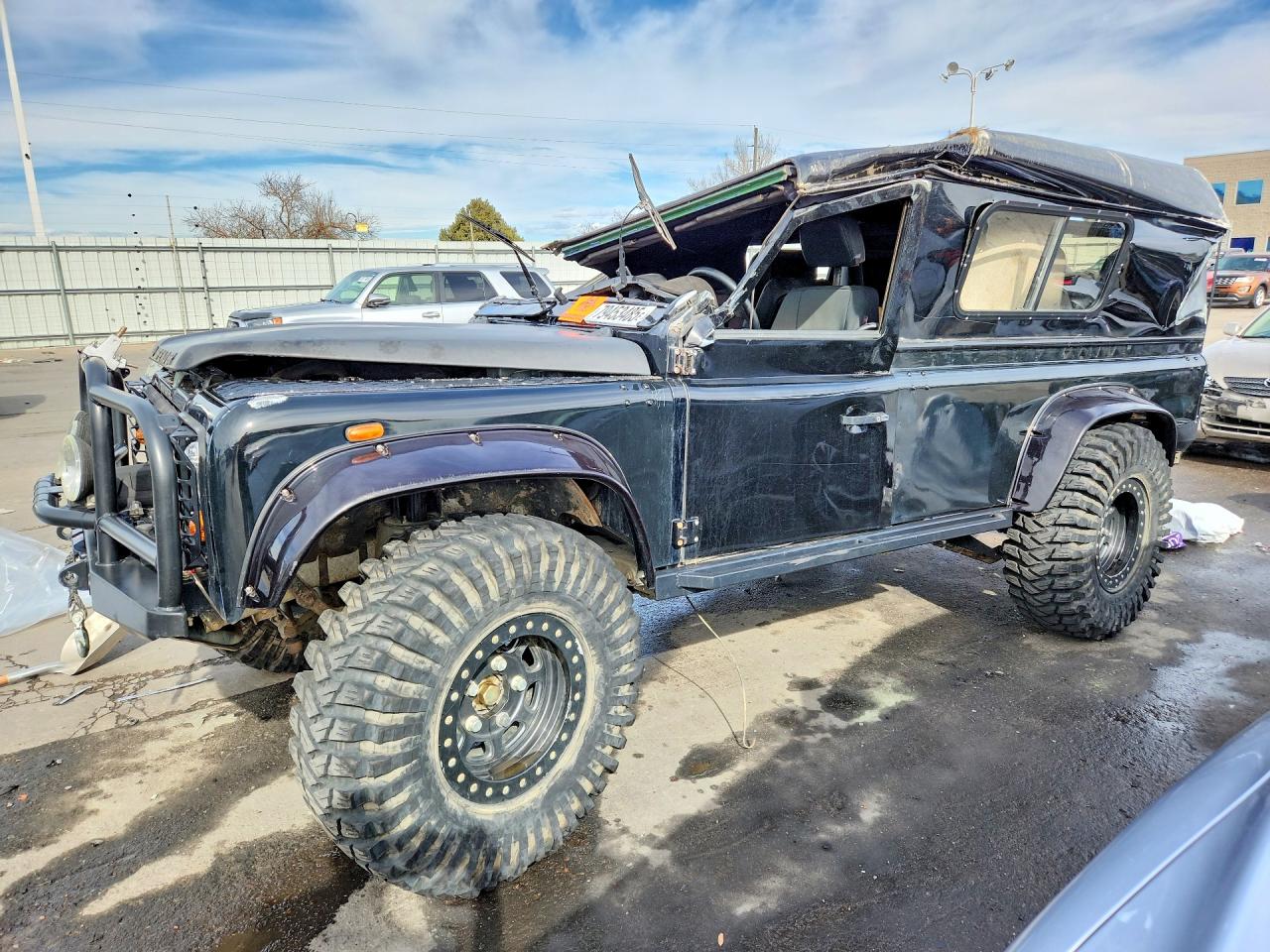 1992 Land Rover Defender Black vin: SALLDHAF71A918752