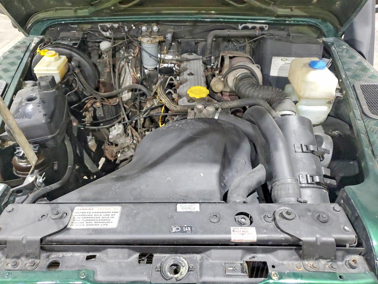 1993 Land Rover Defender 90 X-dynamic Se Green vin: SALLDVAF7KA921679